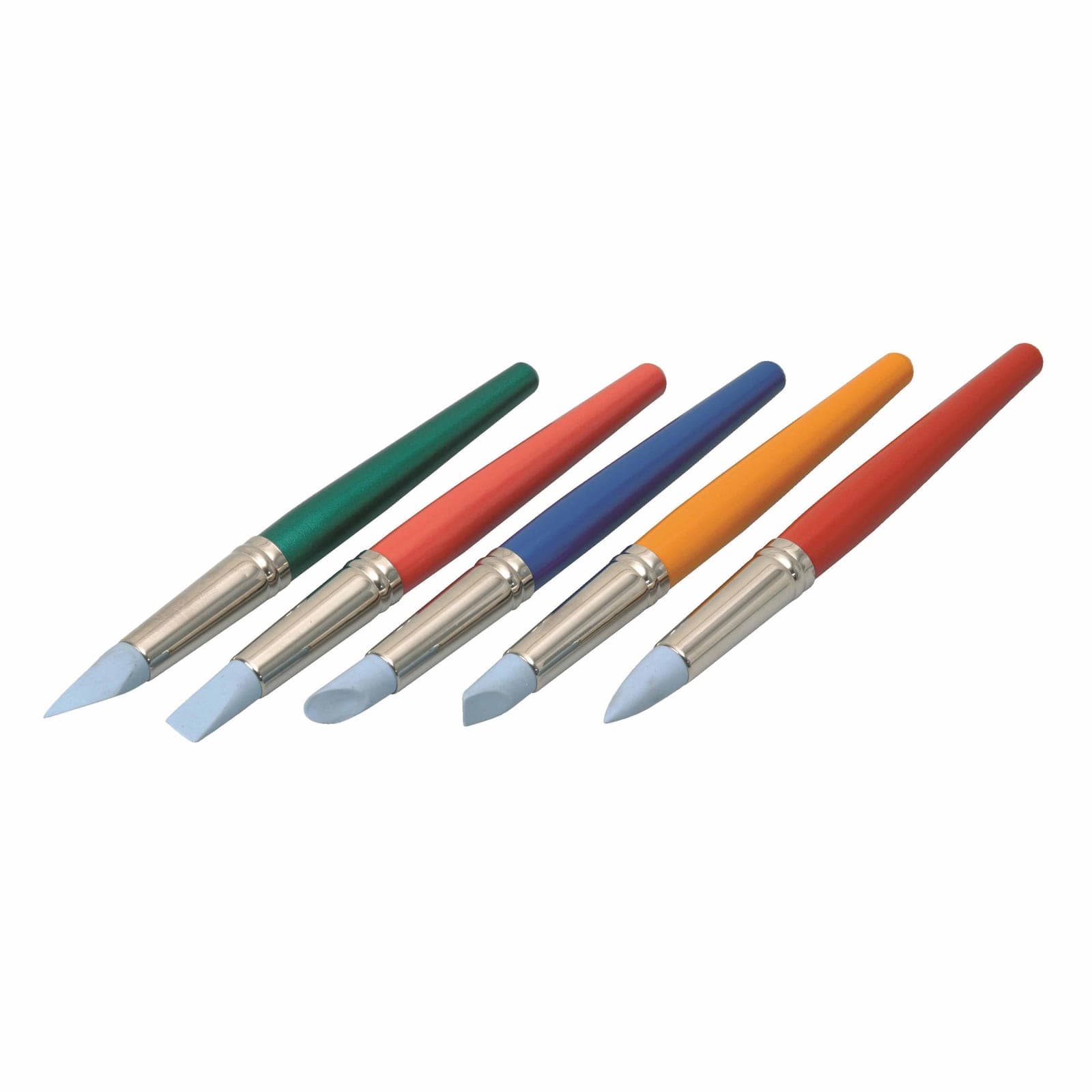 Clay Sculpting Tools — 5-Piece Brush & Spatula Art Set — Montessori Material | Faborino