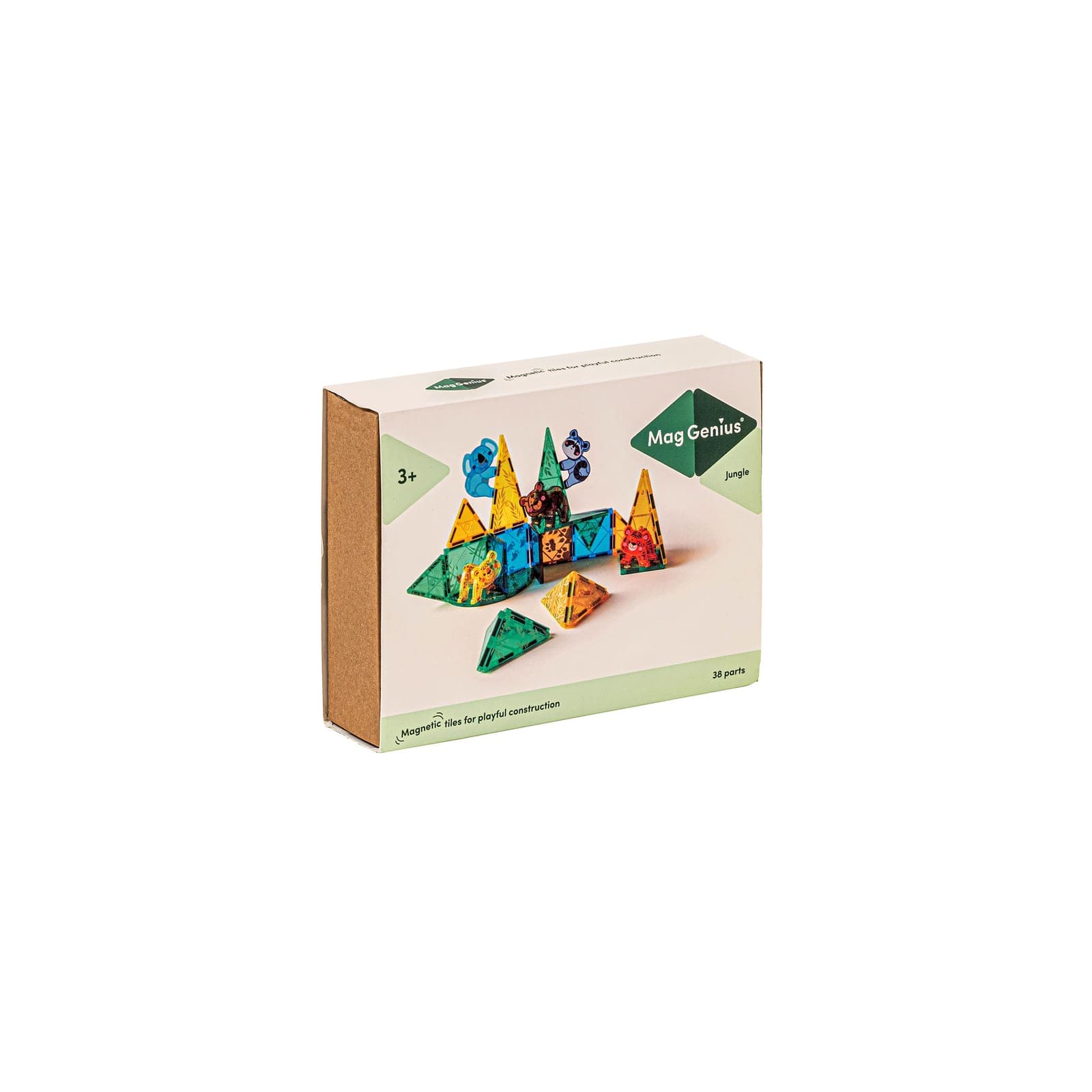 MagGenius Jungle 38-Piece Magnetic Set — Montessori Material | Faborino