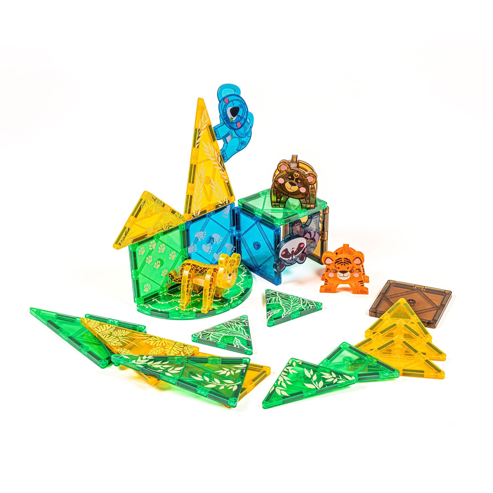 MagGenius Jungle 38-dielny magnetický set: Bočný pohľad