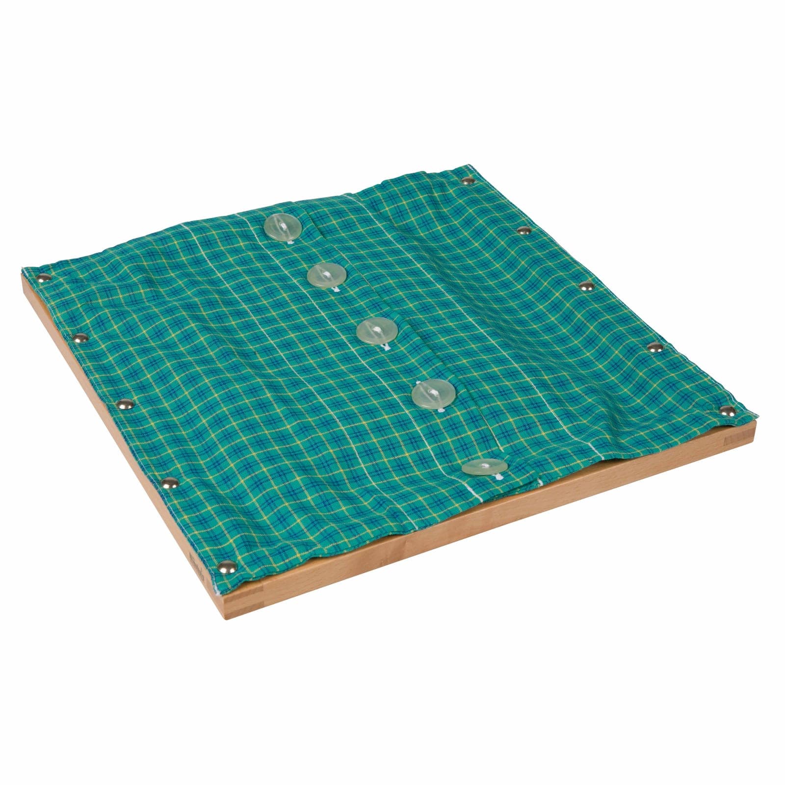 Buttoning Frame — Large Buttons for Beginning Fine Motor Skills — View 1