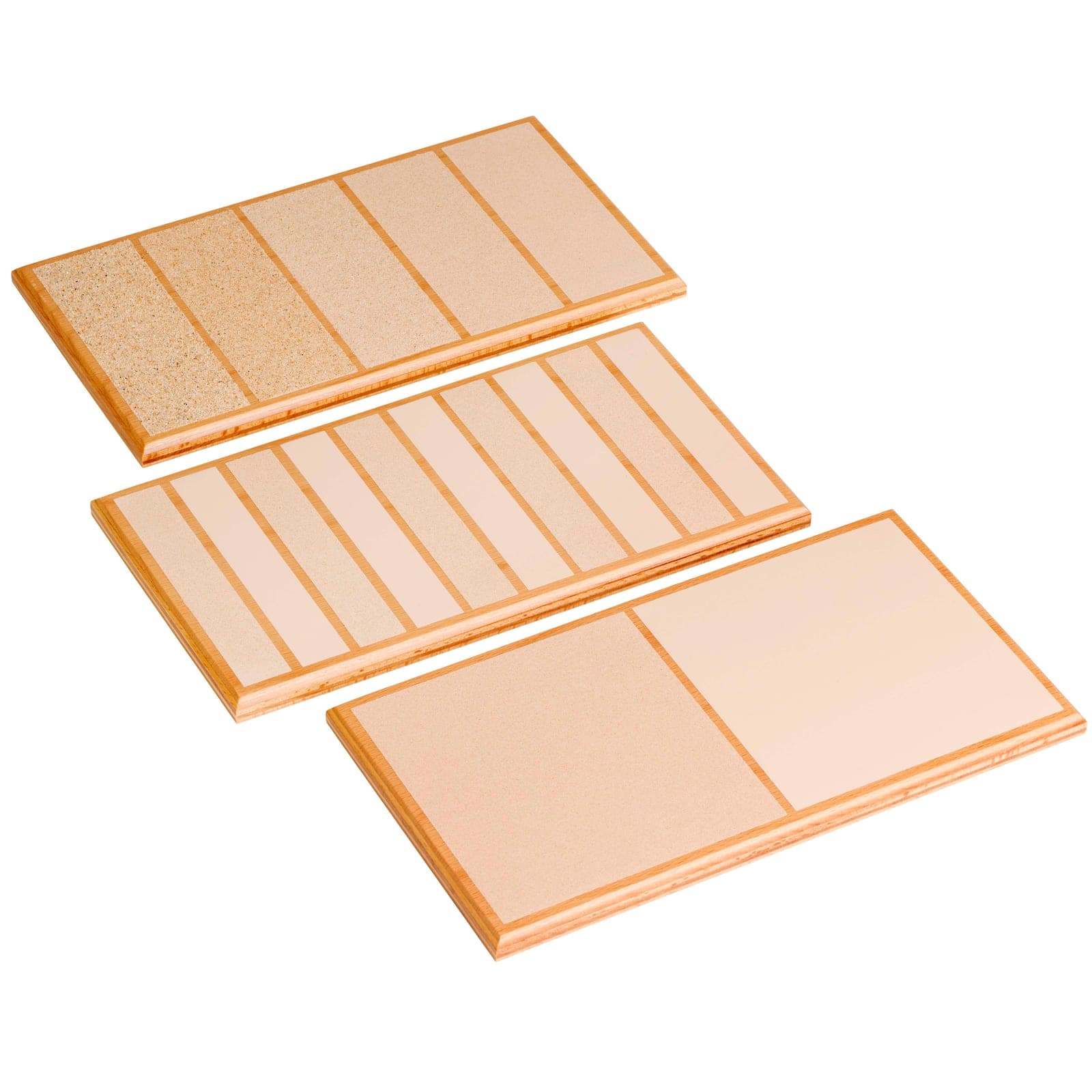 Rough And Smooth Boards Set — Montessori Material | Faborino