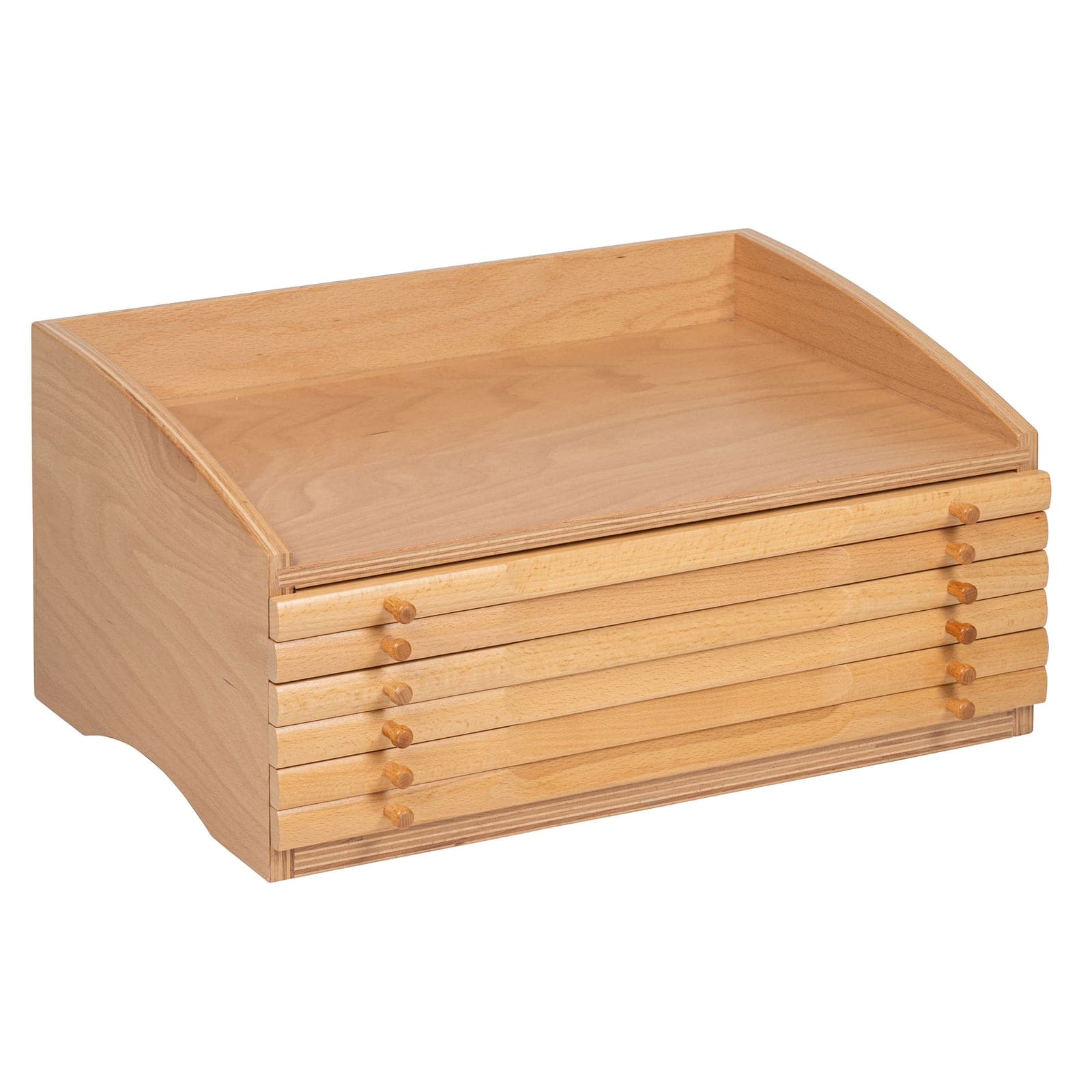 Geometric Cabinet — Six Drawers of Geometric Insets & Frames — View 1