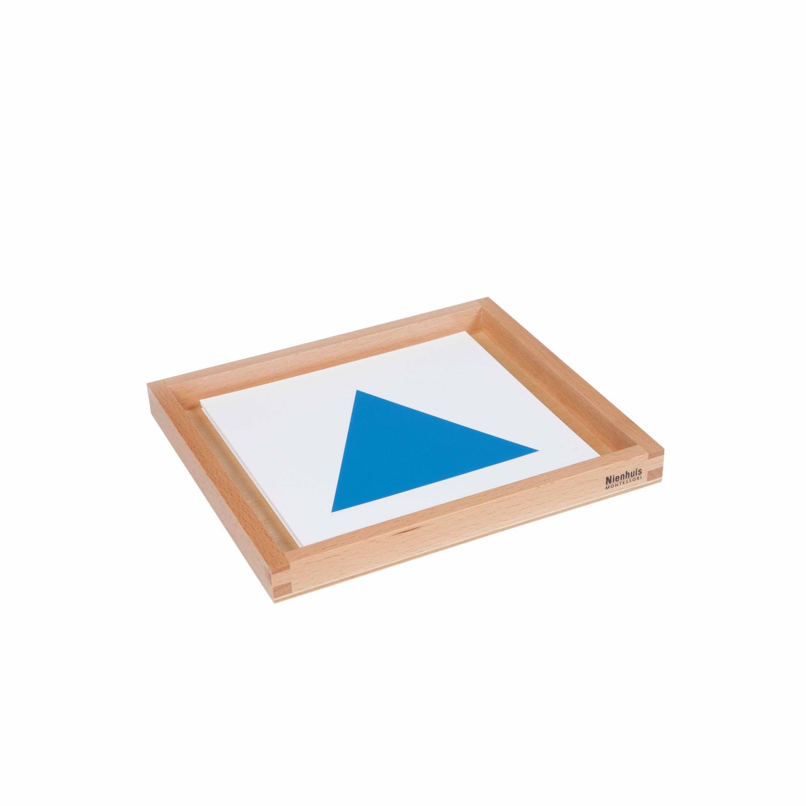 Geometric Form Cards Tray — Basic Shapes Visual Presentation — View 1