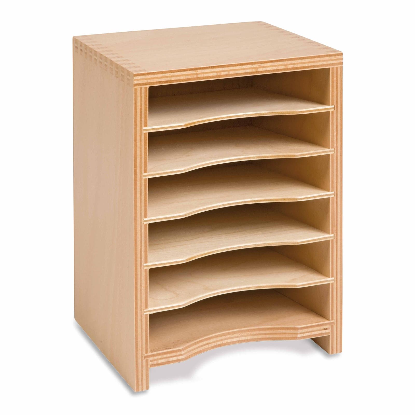 Geometric Form Card Cabinet — Organised Storage for Shape Cards — View 1