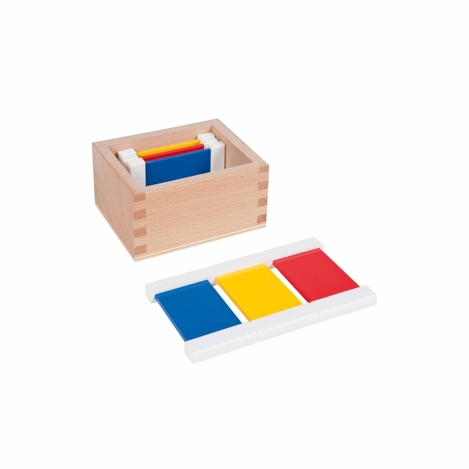 First Colour Tablets — Primary Colour Matching Introduction — Montessori Material | Faborino
