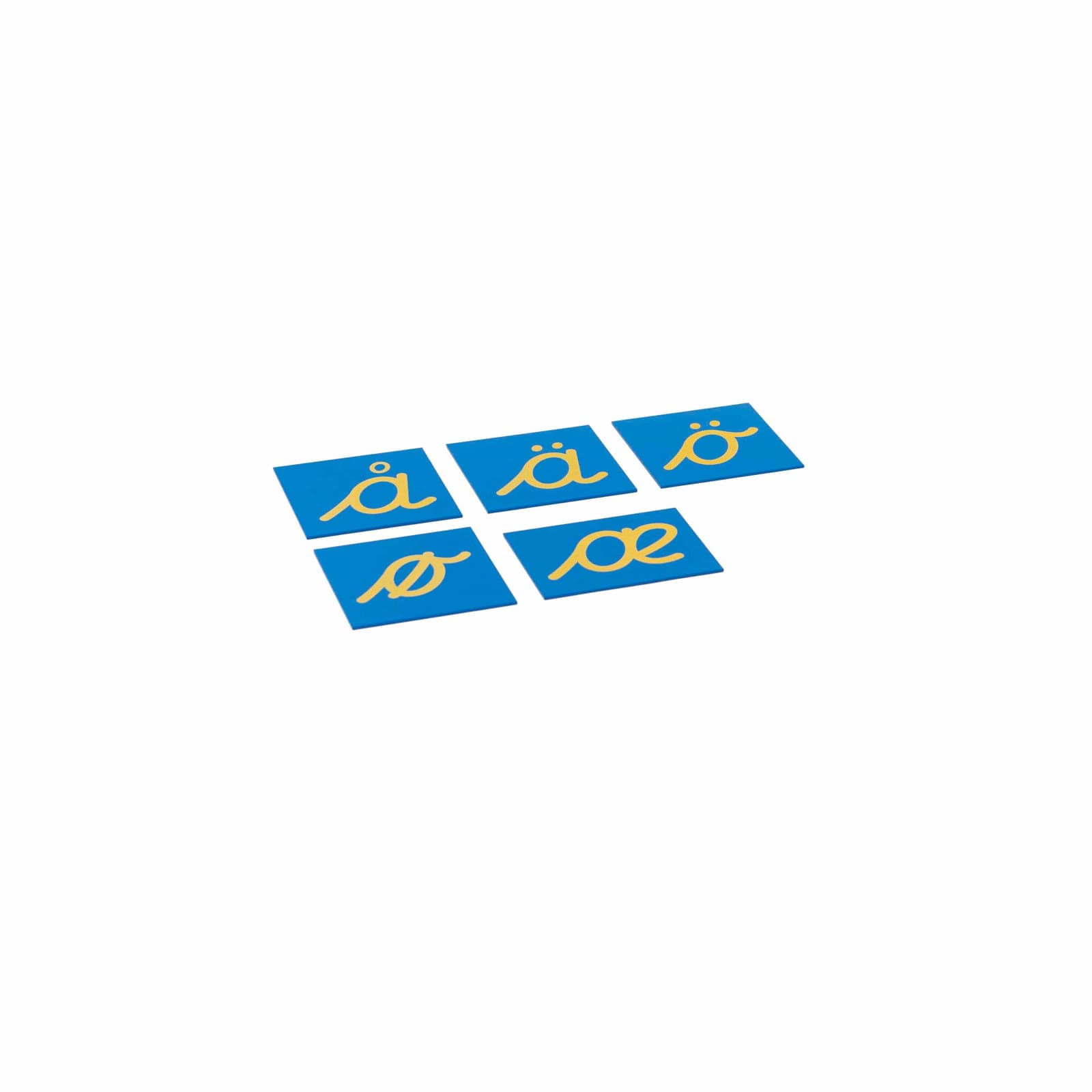 Sandpaper Letters: Nordic Cursive - Supplement Set — Montessori Material | Faborino