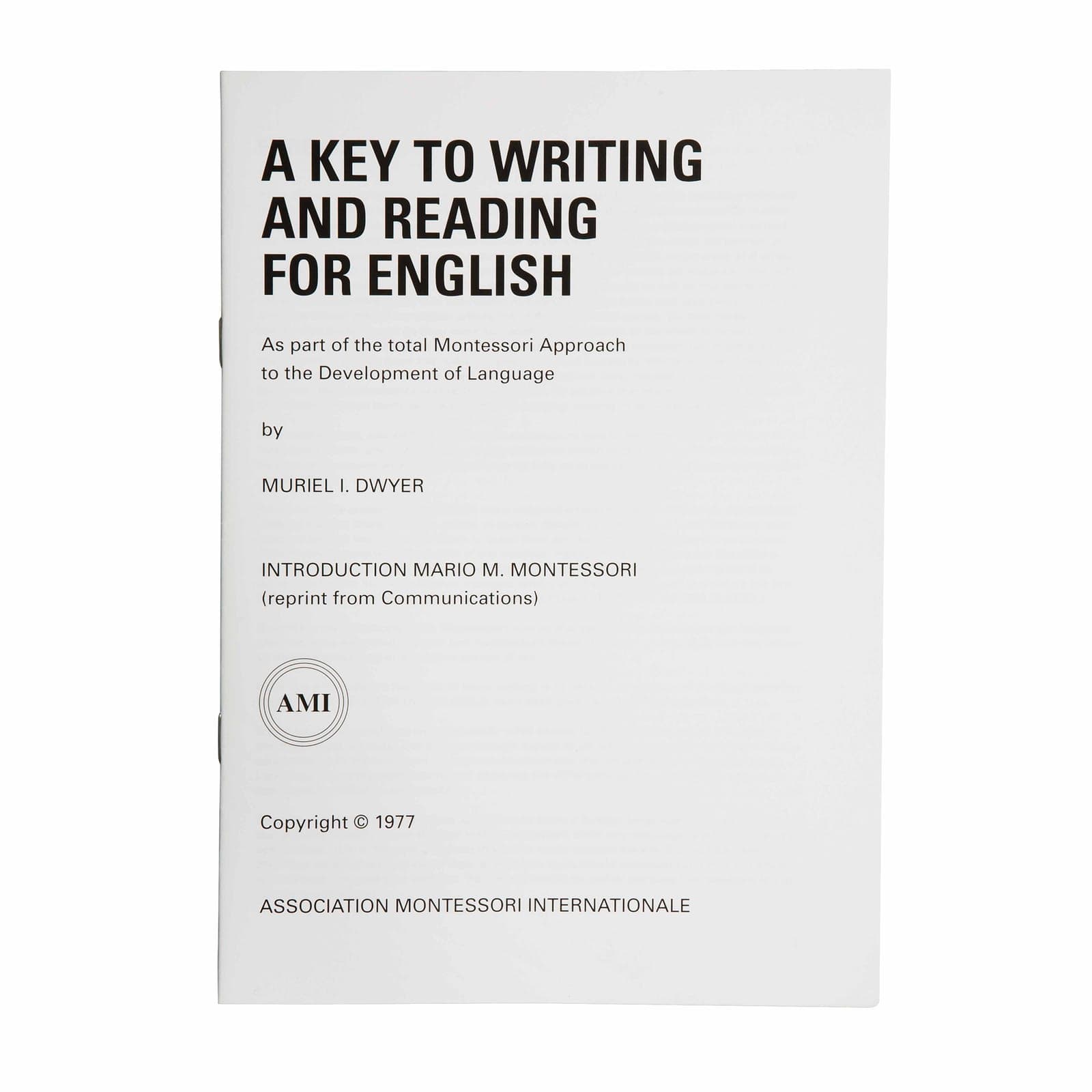 A Key To Writing And Reading For English — View 1