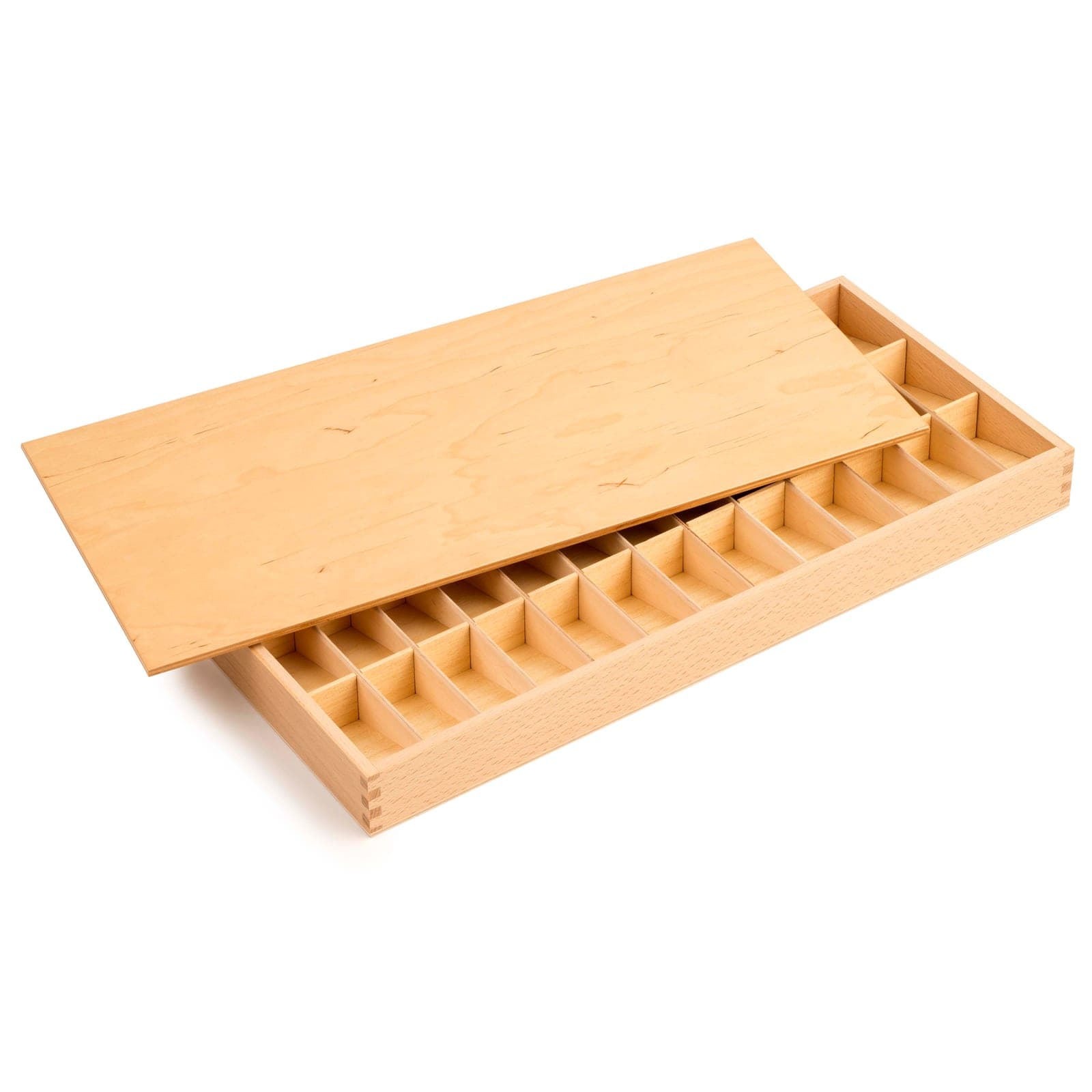 Printed Alphabet Box — Organised Storage for Moveable Letters — Montessori Material | Faborino
