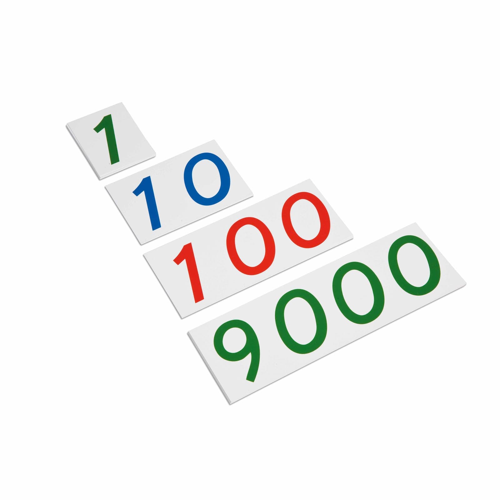 Velké číselné karty 1-9000: Plast — Náhled 1