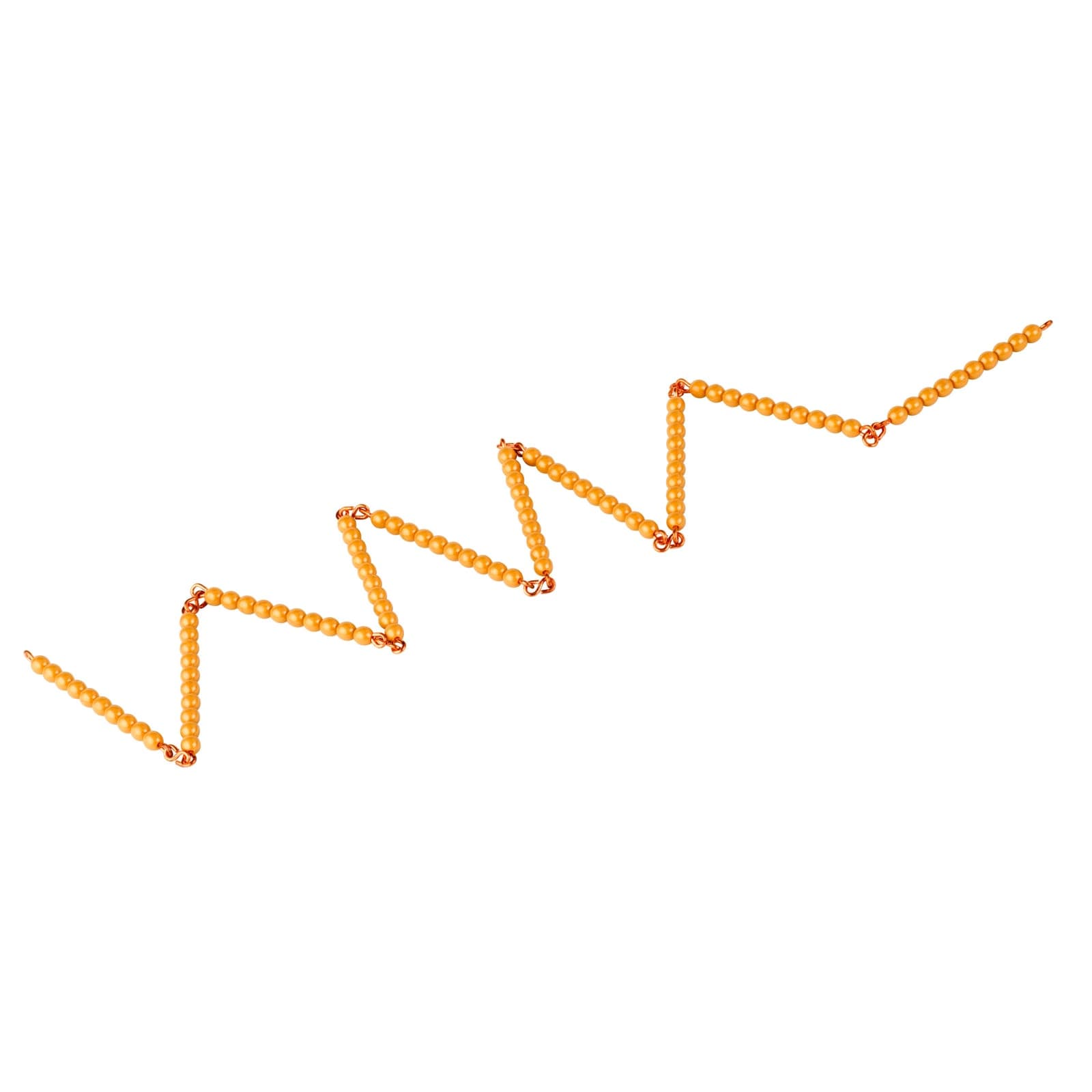Golden Bead Chain Of 100: Individual Beads Nylon — View 1