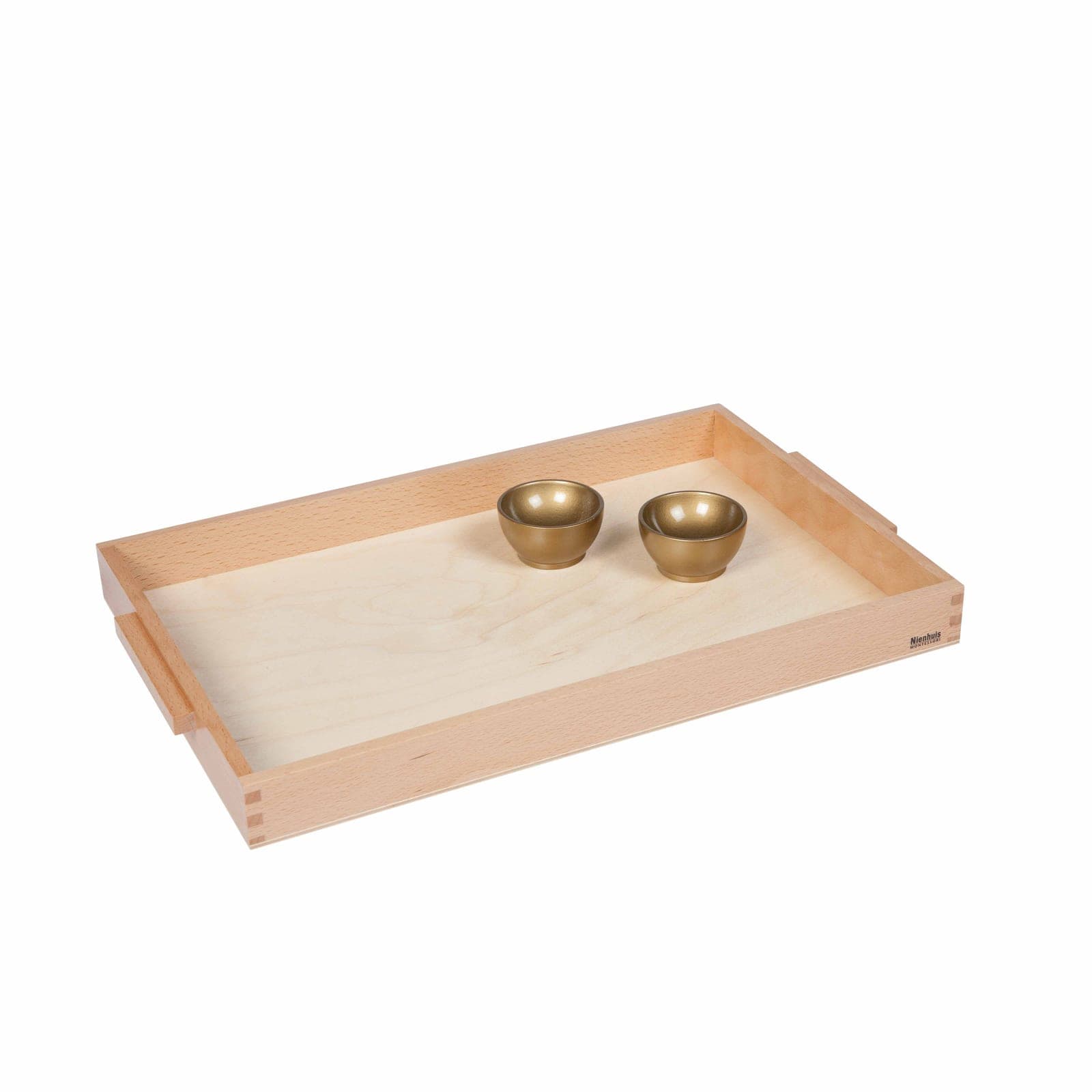Wooden Tray With 2 Unit Cups — View 1