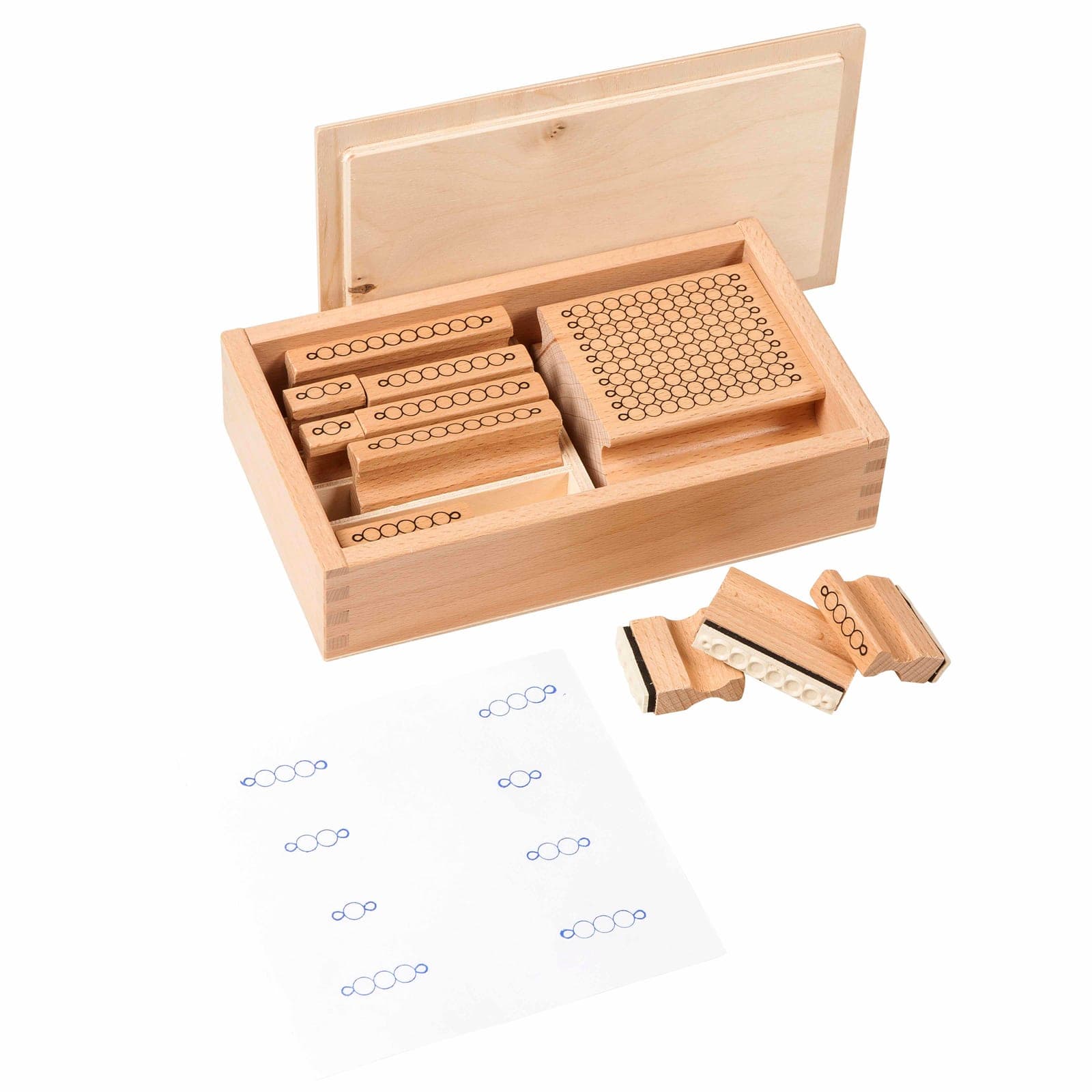 Bead Stamps for Mathematical Operations — View 1