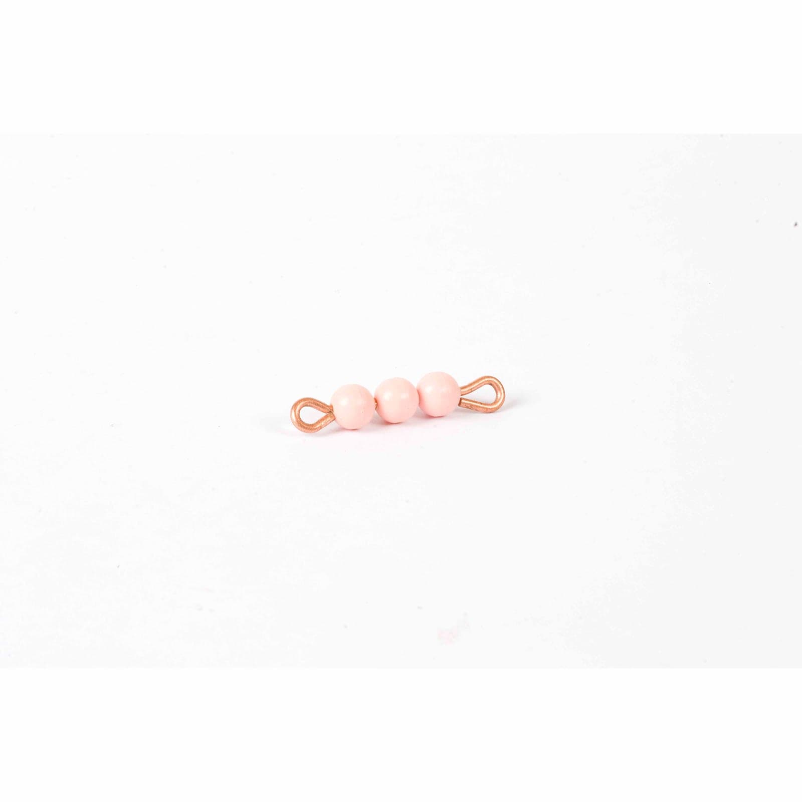 Individual Nylon Bead Bar Of 3: Pink — Montessori Material | Faborino