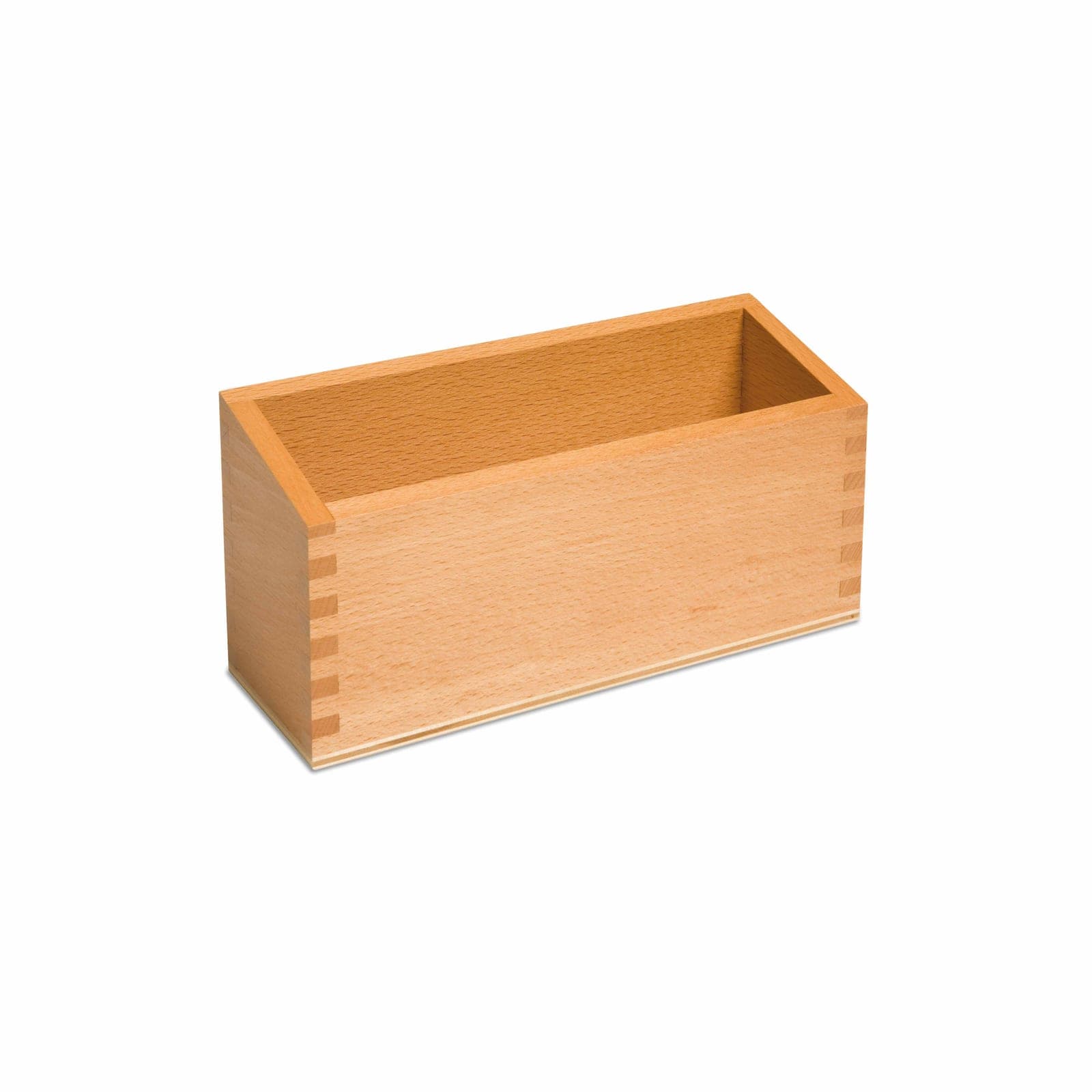 Command Box — Natural Wood Storage with Dovetail Joints — View 1