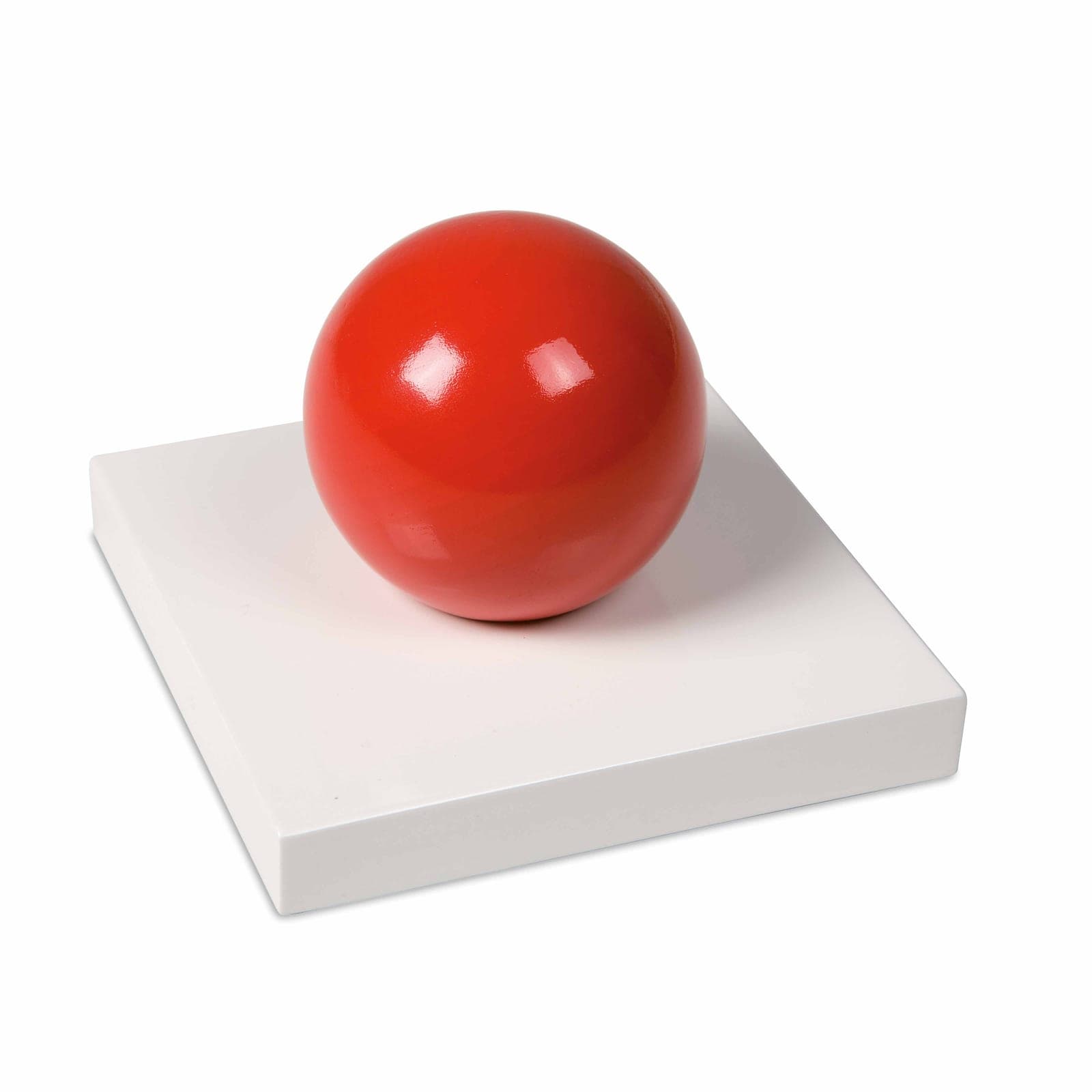 3d Wooden Grammar Symbol: Verb — View 1