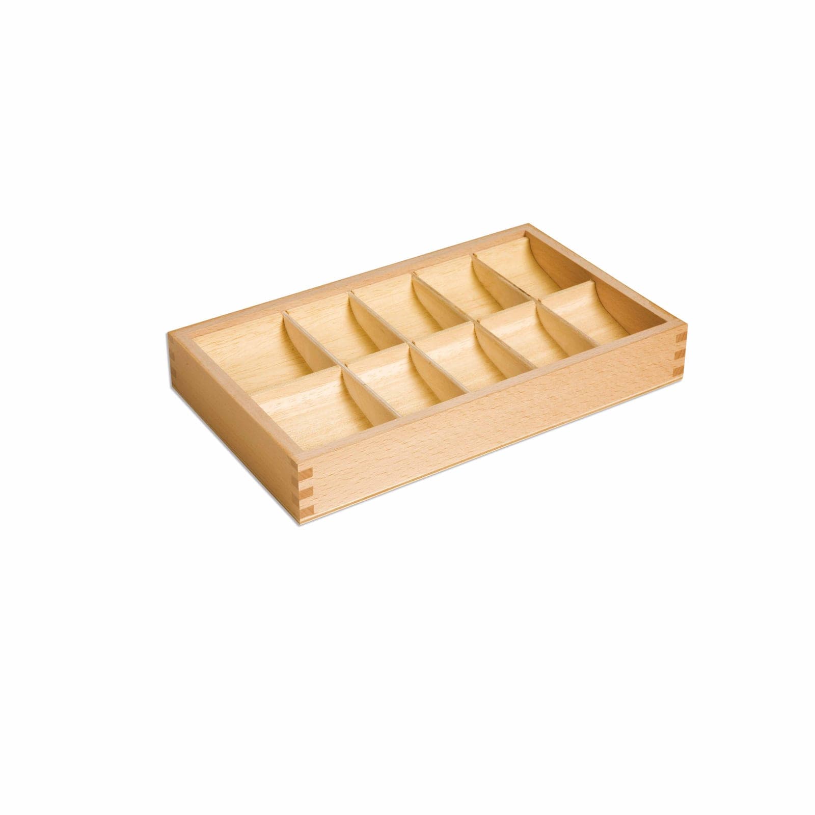 Grammar Symbols Box — 10 Compartment Storage Solution — Montessori Material | Faborino