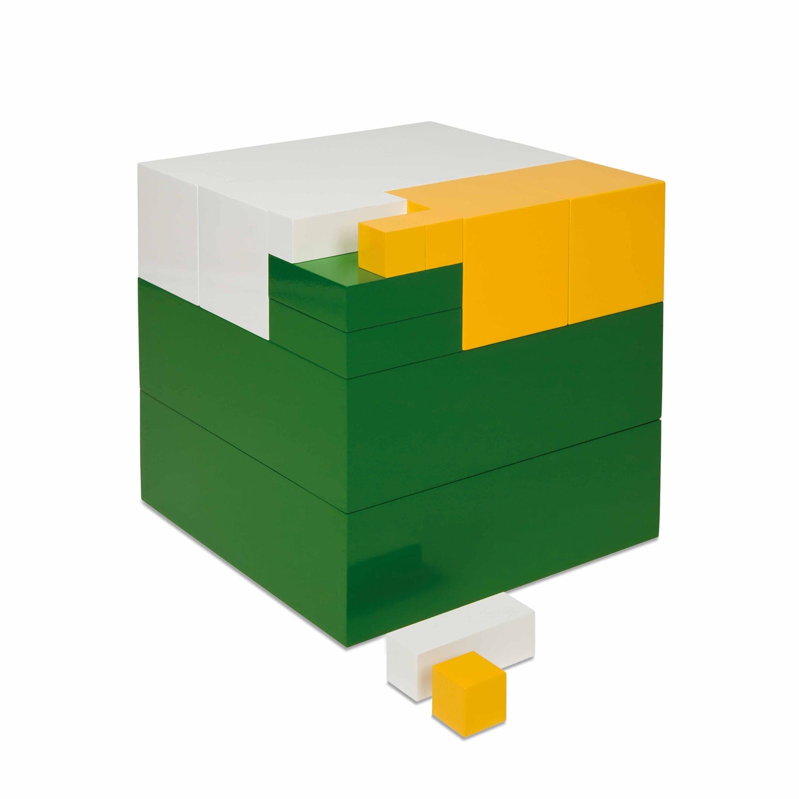 Power of Three Cube — Cubic Relationships & Exponential Growth — View 1