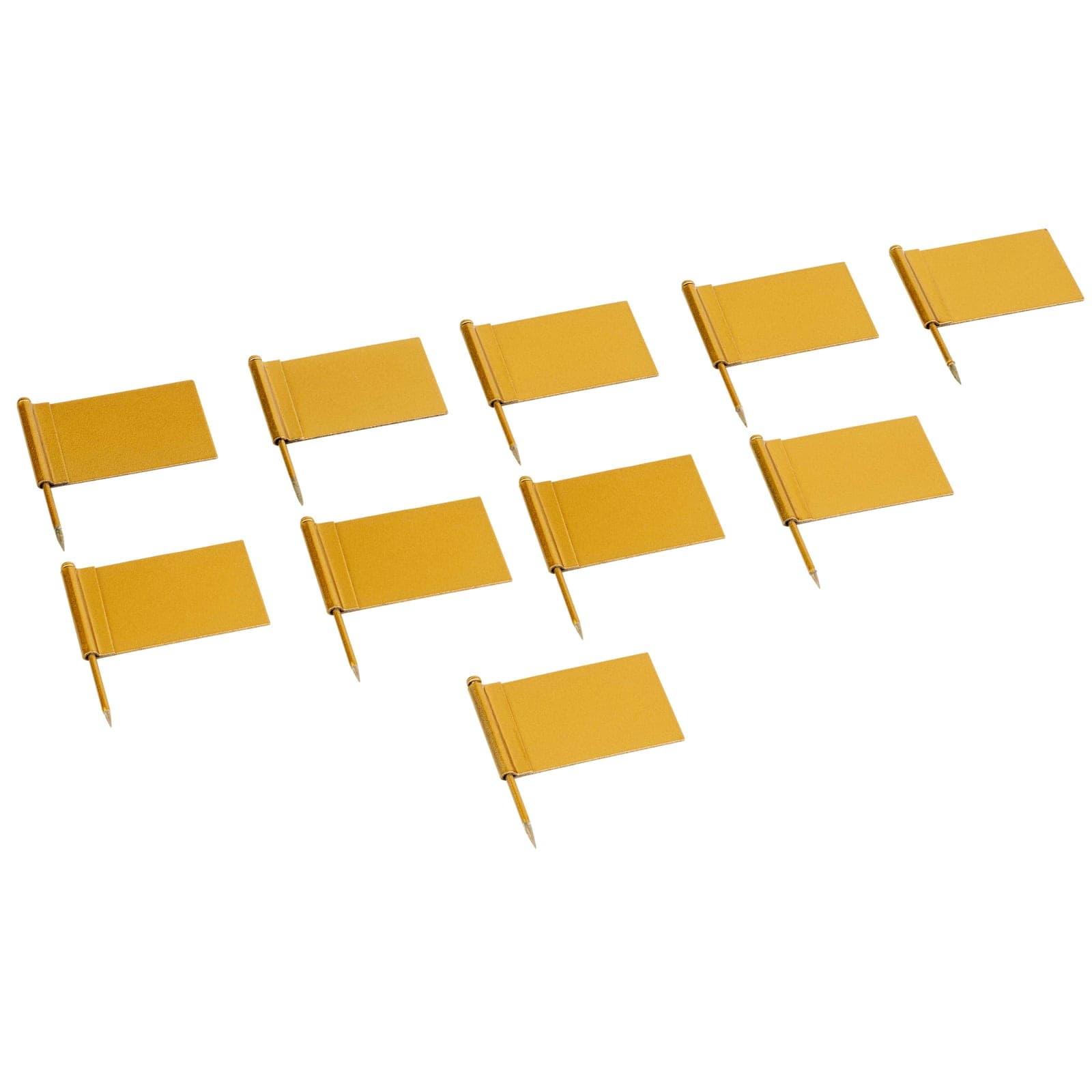 Extra Flags: Gold (10) — Montessori Material | Faborino