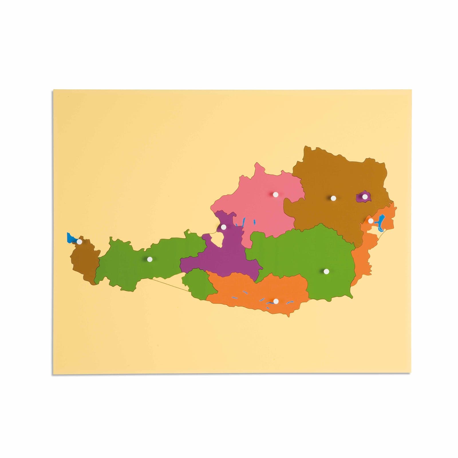 Puzzle Map: Austria — View 1