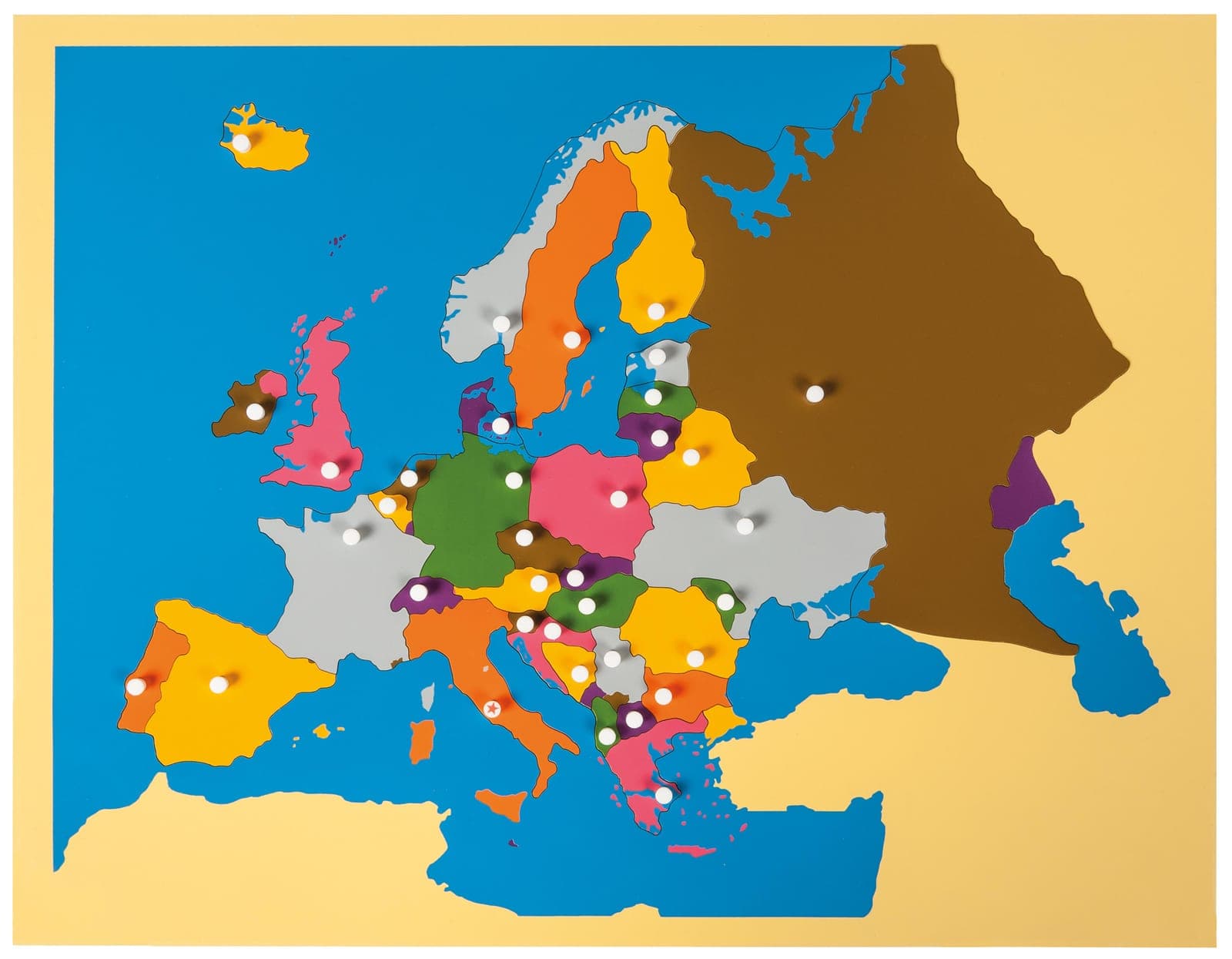 Puzzle Map: Europe — View 1