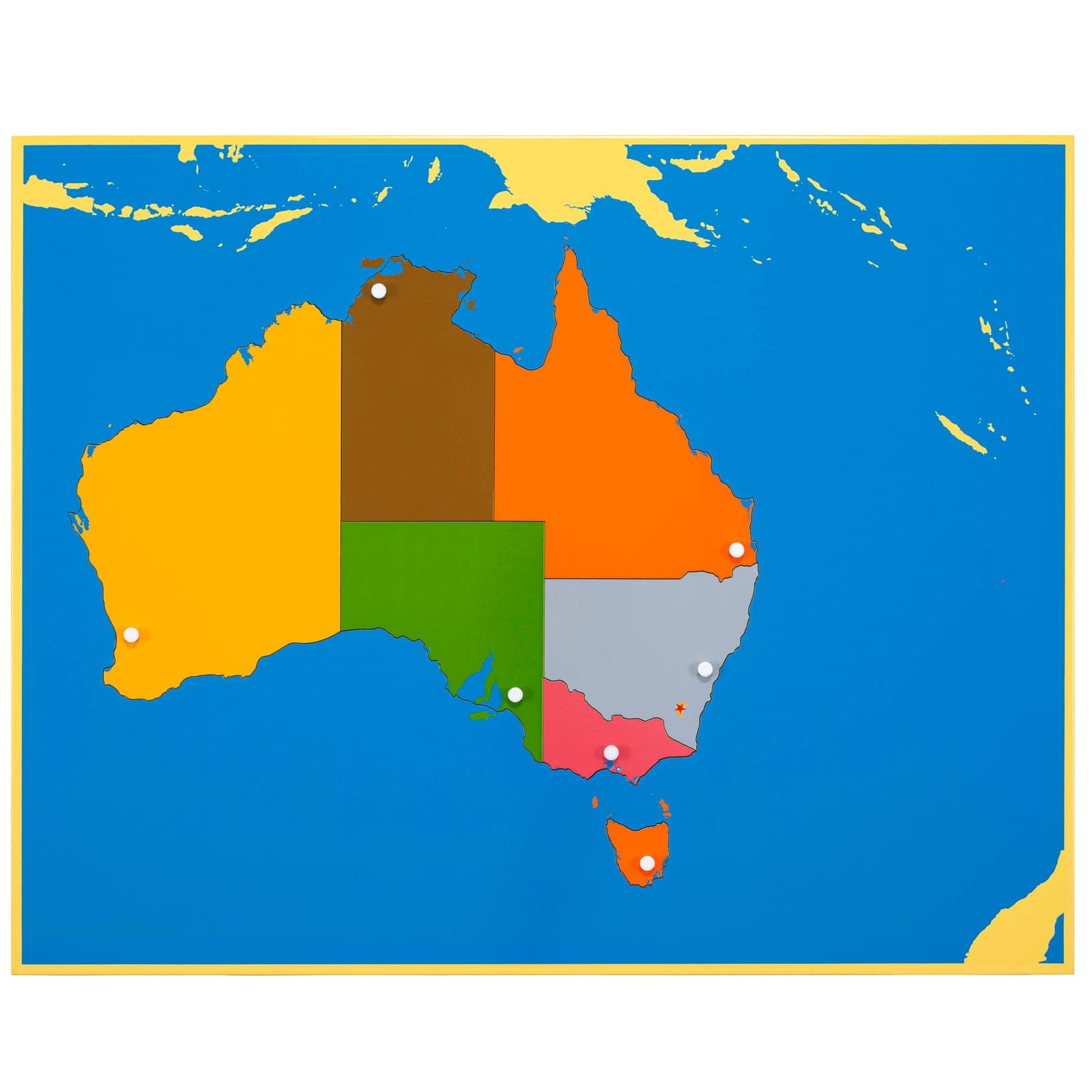 Puzzle Map: Australia — View 1