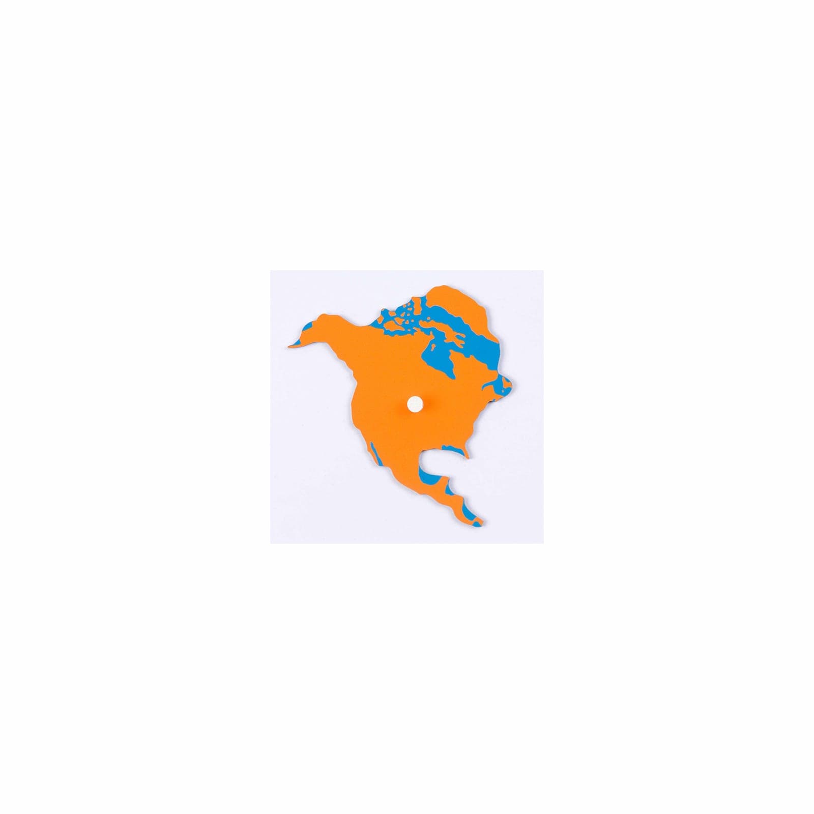 Puzzle Piece Of World Parts: North America — Montessori Material | Faborino