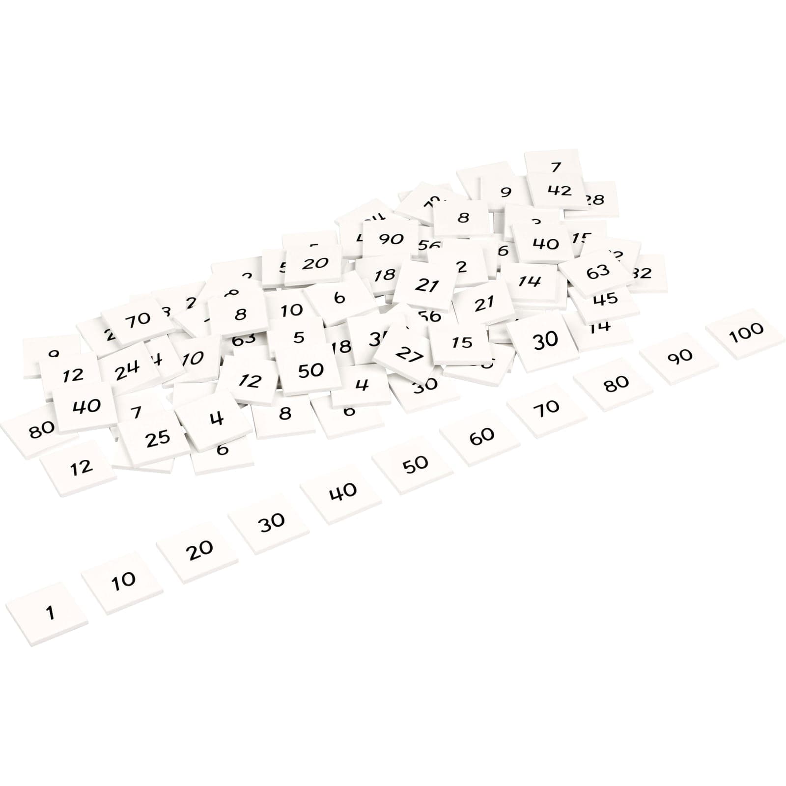 Pythagoras Board: Tiles Only — Montessori Material | Faborino