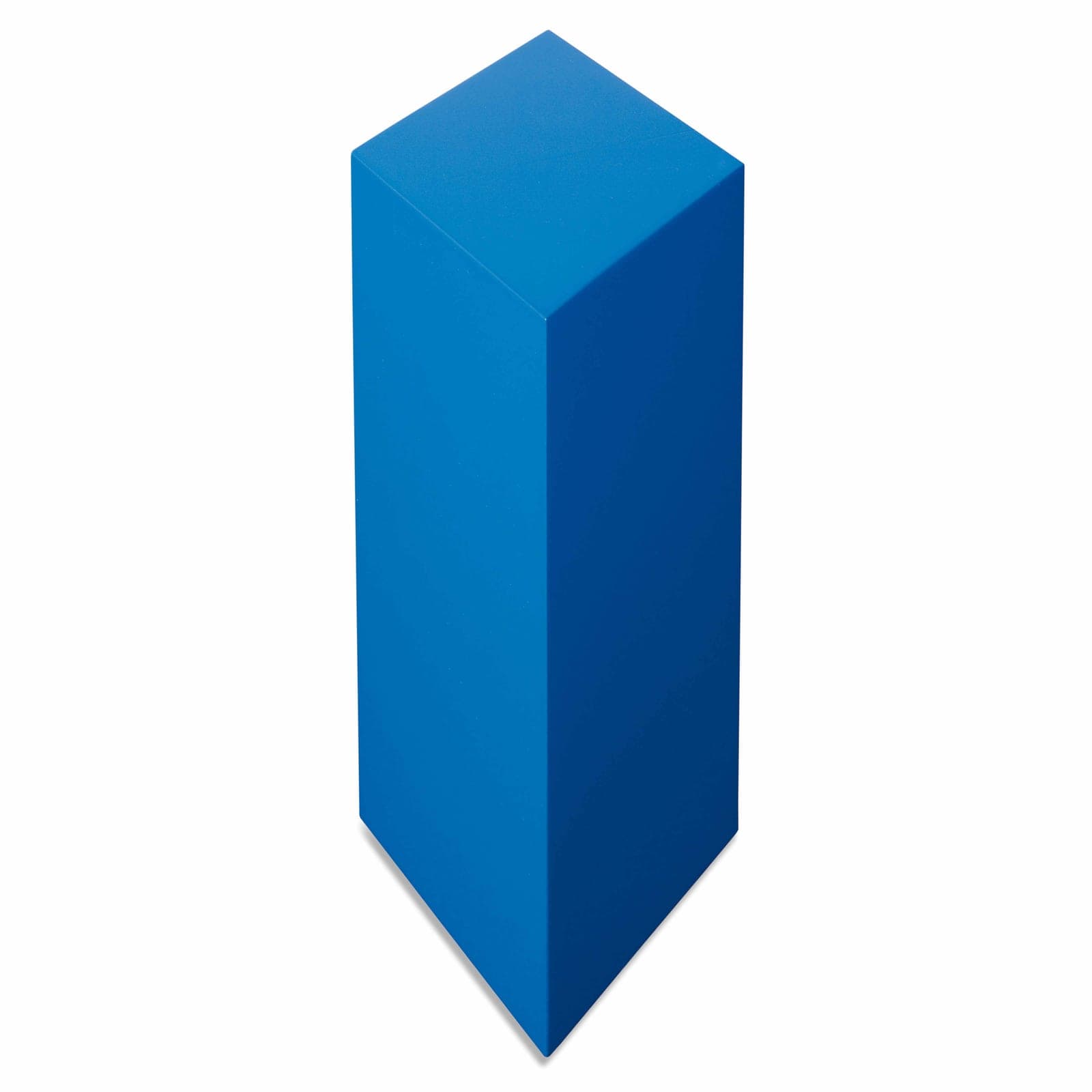 Rhombic Based Prism — Complex 3D Geometric Form with Triangular Top — View 1