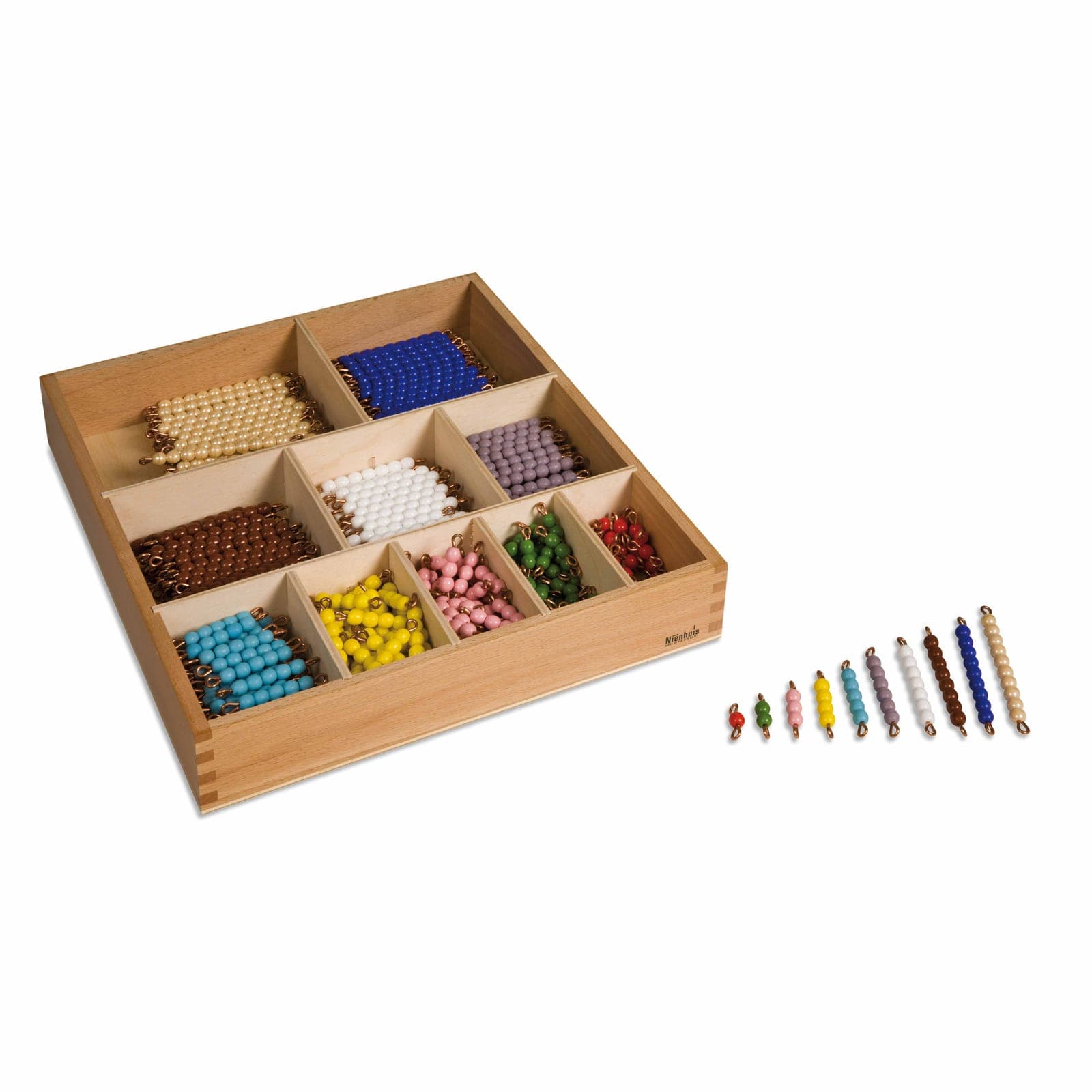 Decanomial Bead Bar Box — Advanced Mathematical Exploration to 10 — View 1