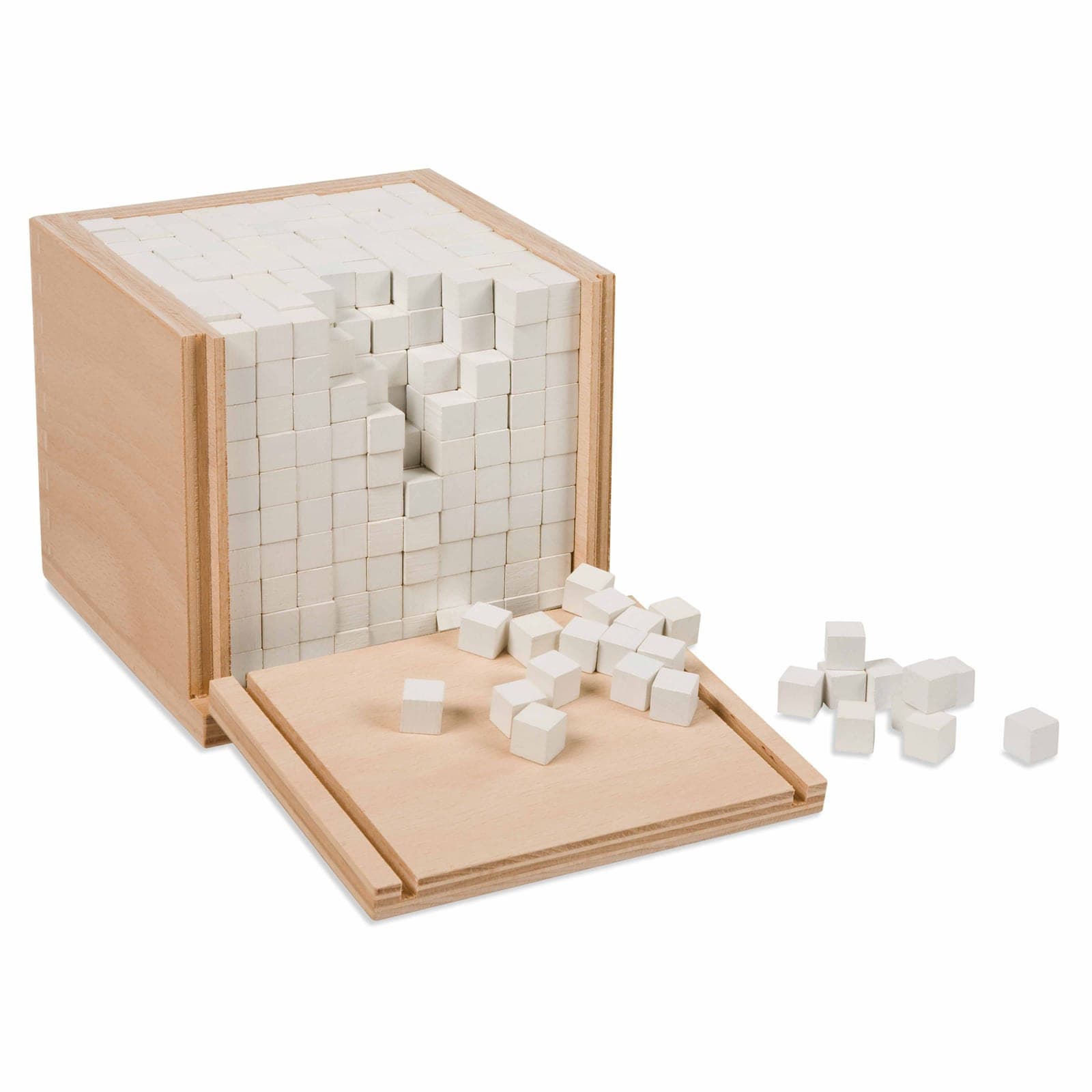 Volume Box — 1000 Unit Cubes with Sliding Demonstration Drawer — View 1