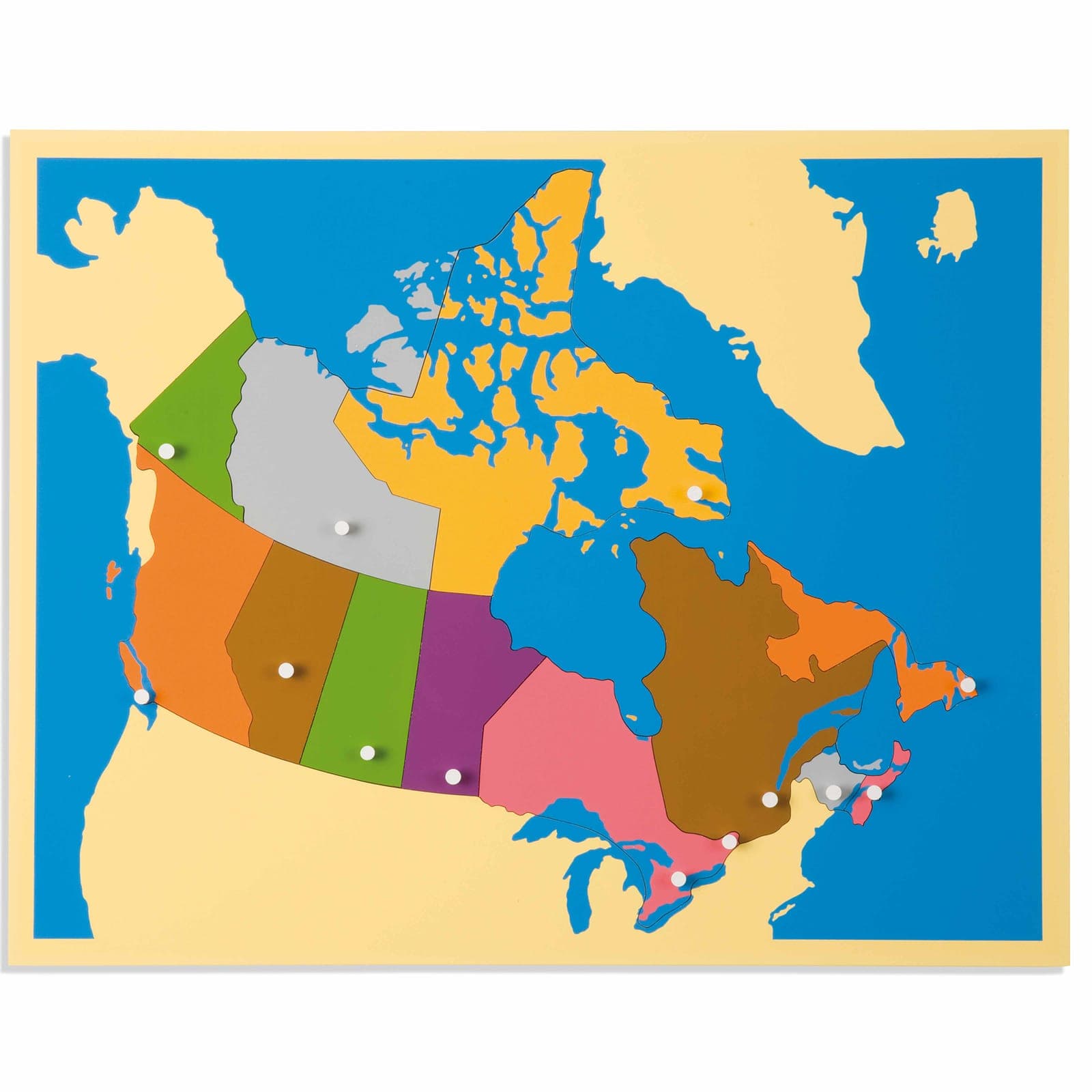 Puzzle Map: Canada — View 1
