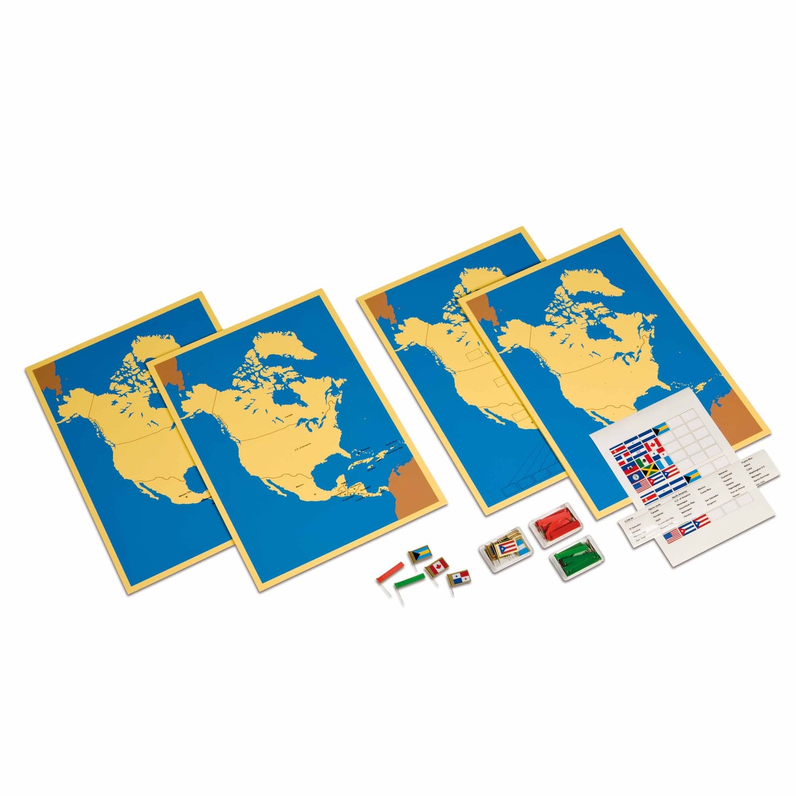 Four Maps Of North America — View 1
