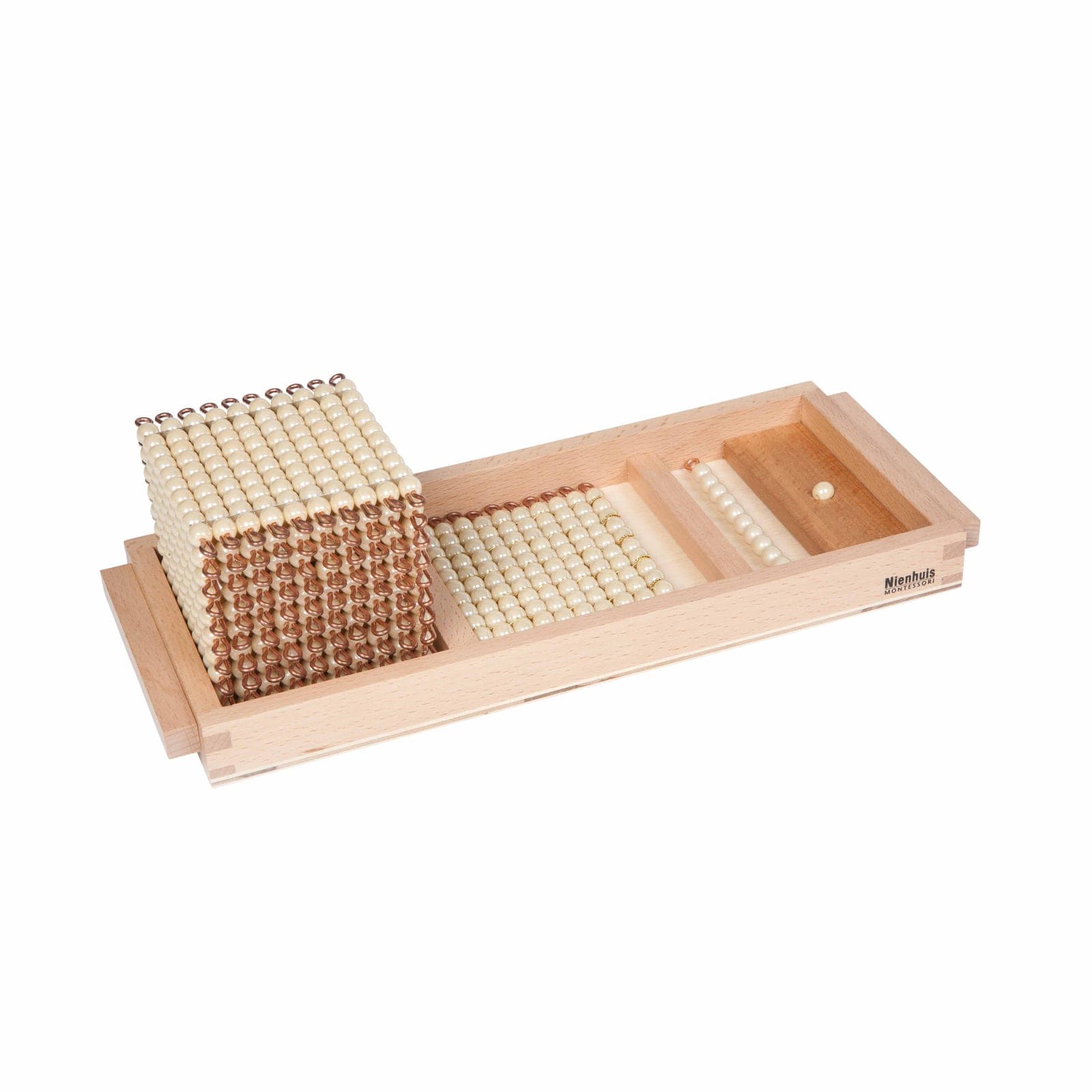 Úvod do desetinného množství: Jednotlivé korálky sklo - Montessori Material | Faborino