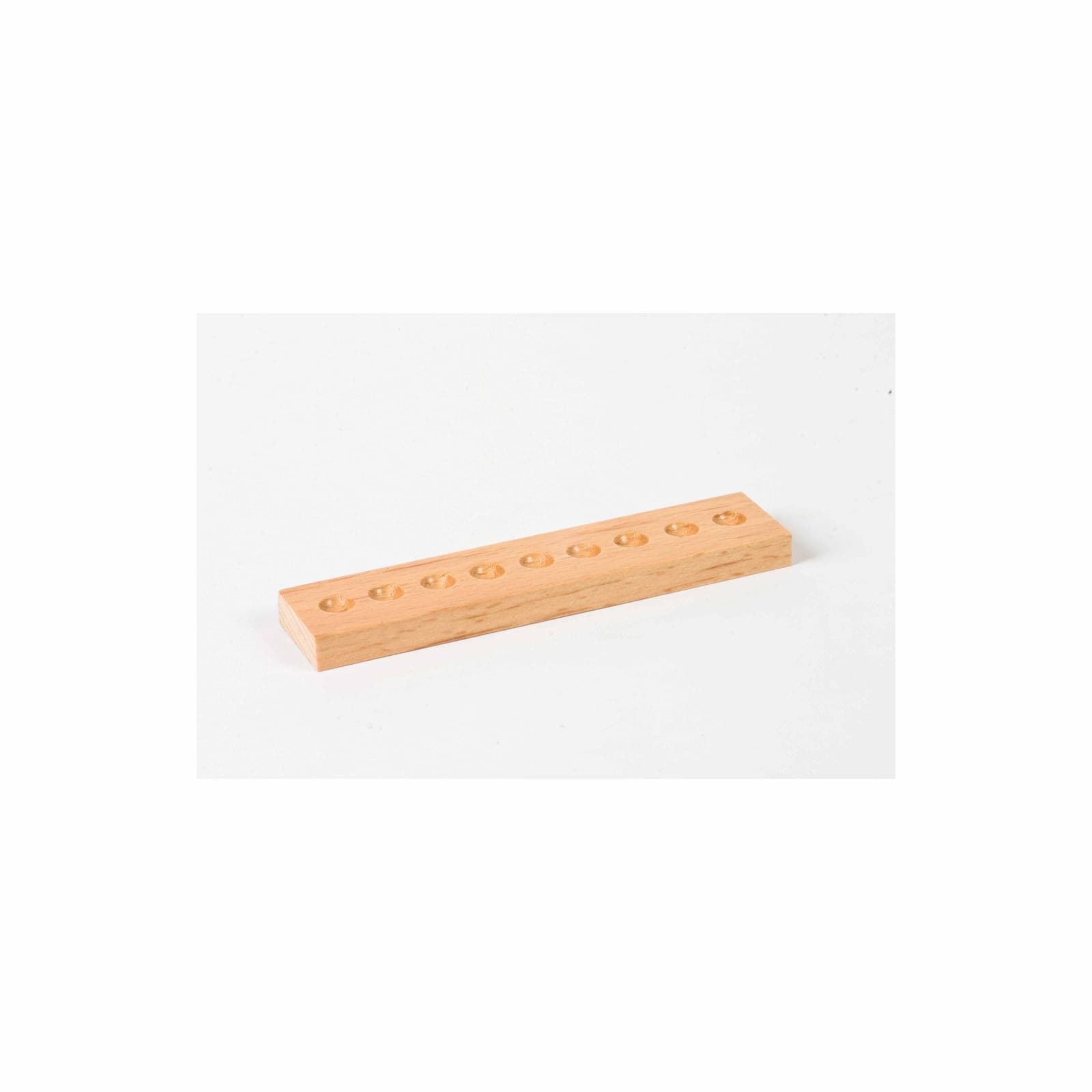 Beechwood Rod With 9 Holes — Montessori Material | Faborino