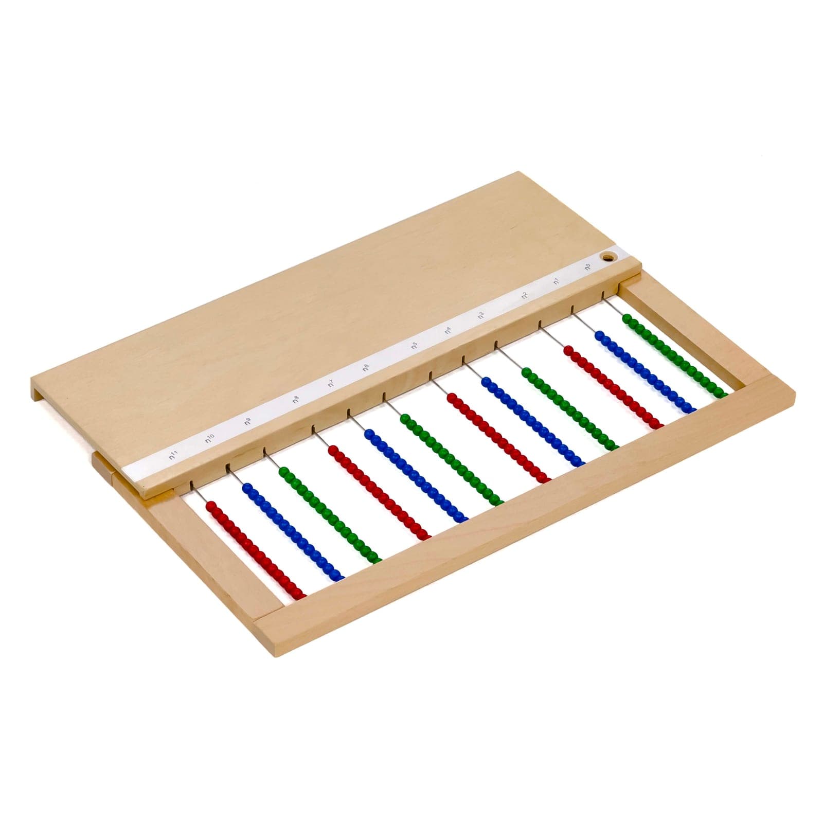 Multi-Base Bead Frame — Colour-Coded Mathematical Exploration Tool — View 1