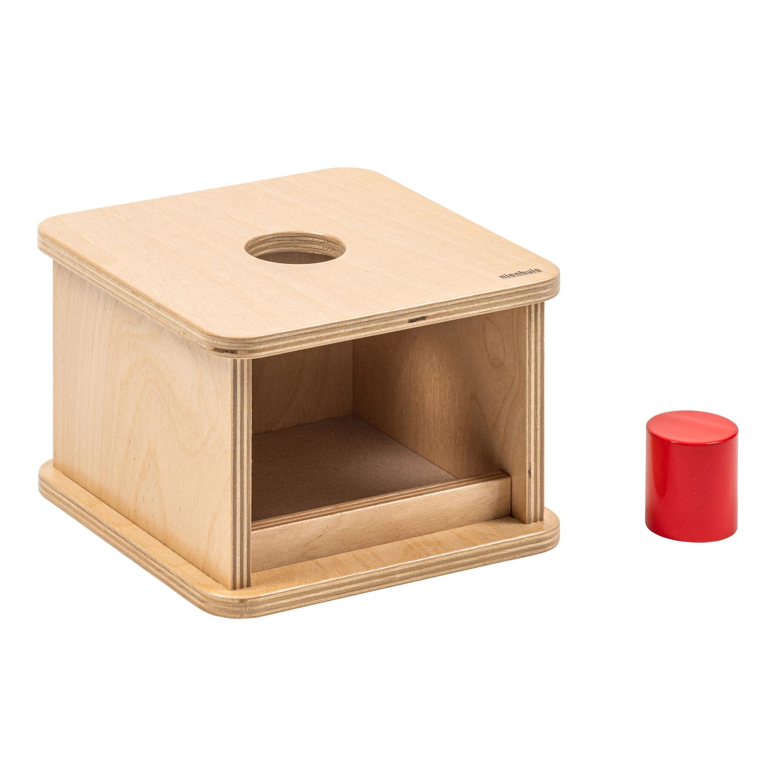 Imbucare Box — Large Cylinder for Object Permanence — View 1