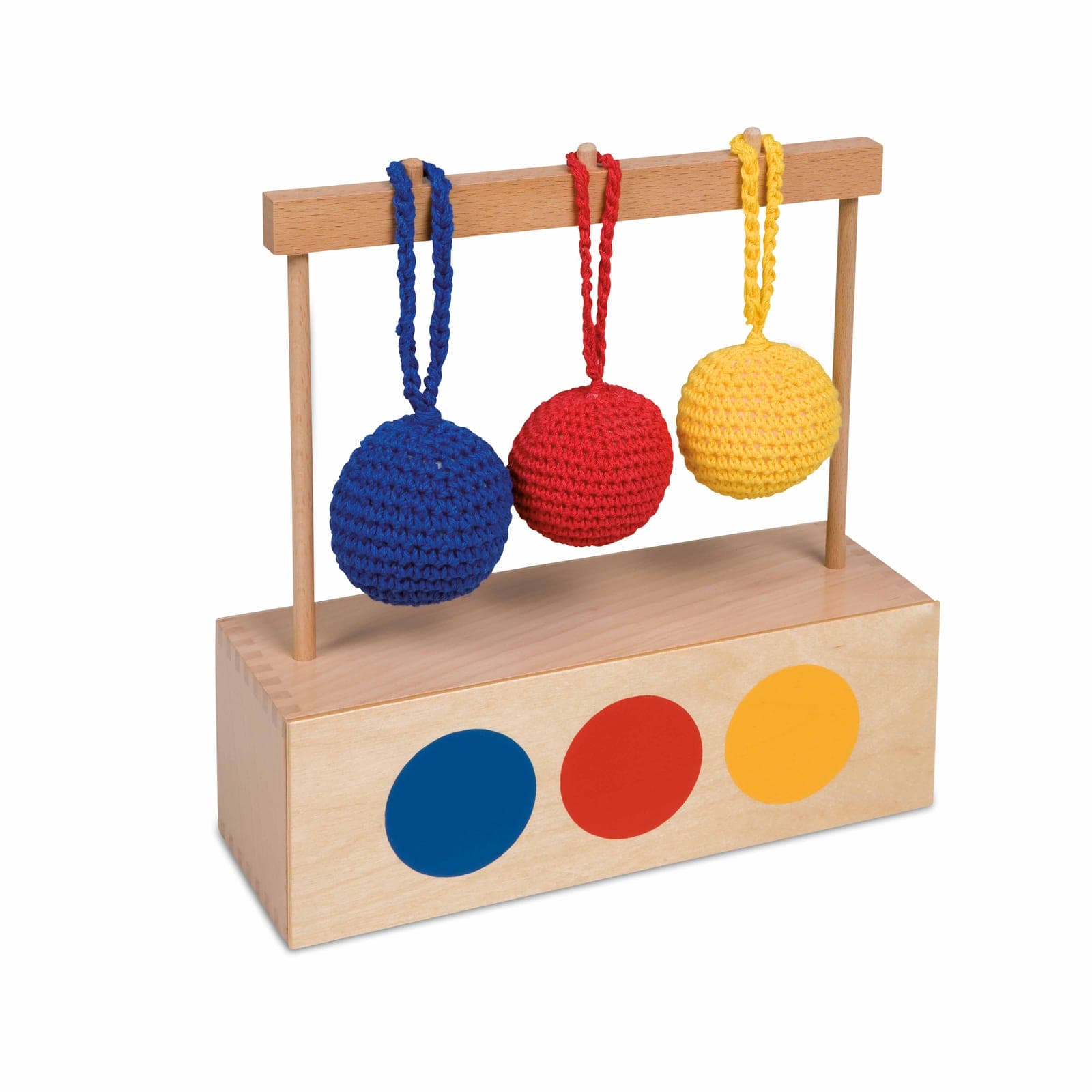Imbucare Box — 3 Coloured Knit Balls Shape Matching — View 1