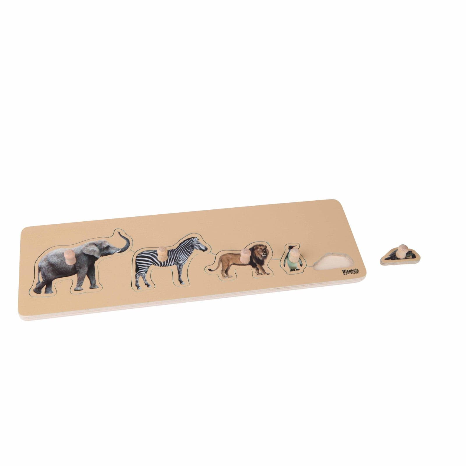 Kleinkind-Puzzle: 5 Wilde Tiere — Ansicht 1