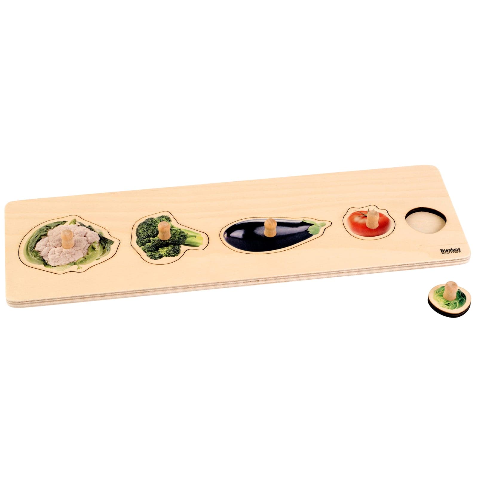 Toddler Puzzle: 5 Vegetables — View 1