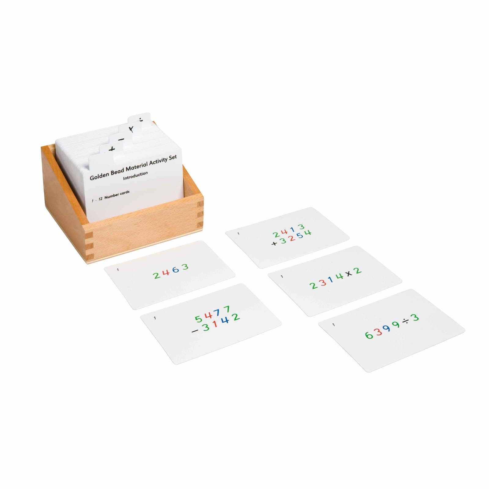Golden Bead Material Activity Set — Montessori Material | Faborino