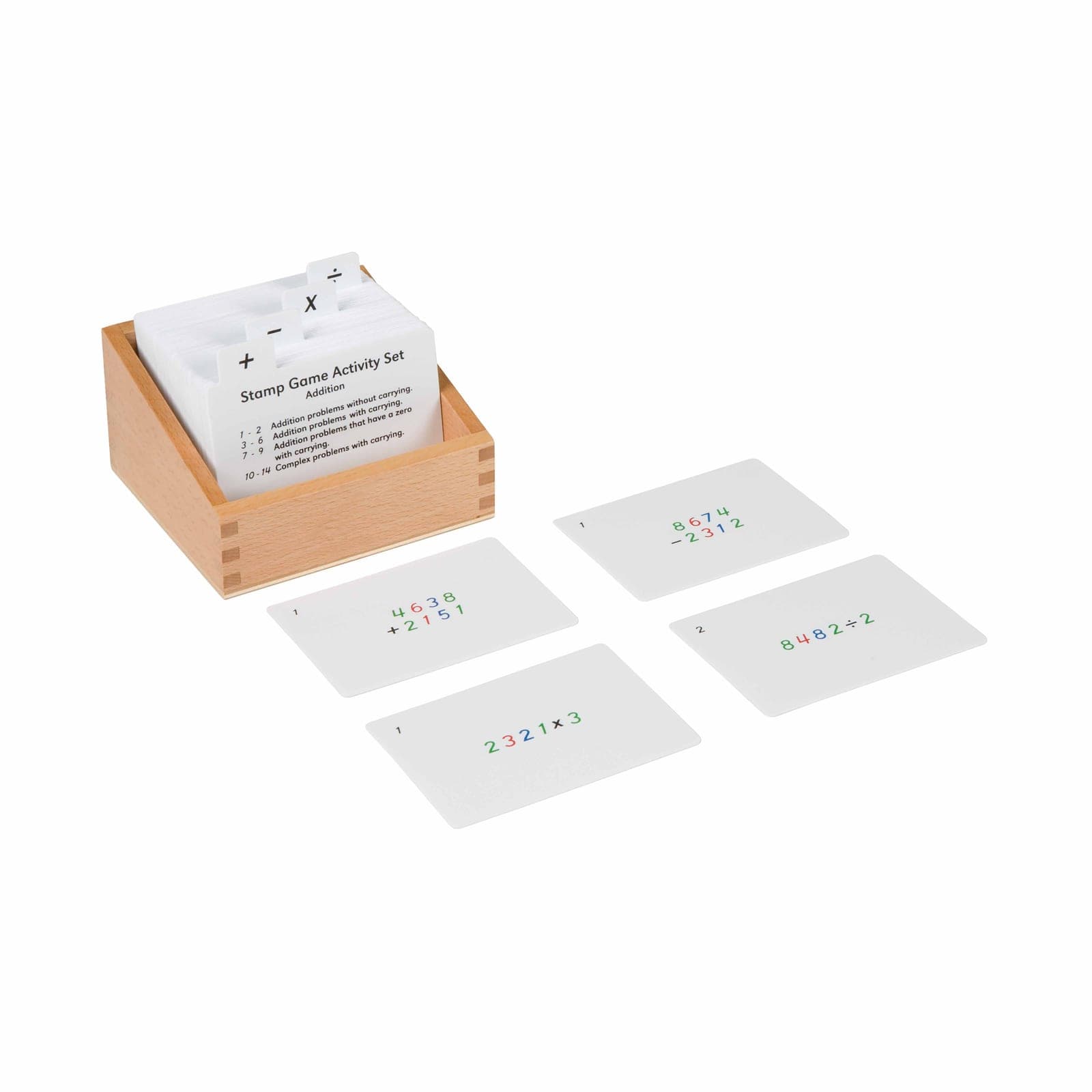 Stamp Game Activity Set — Montessori Material | Faborino