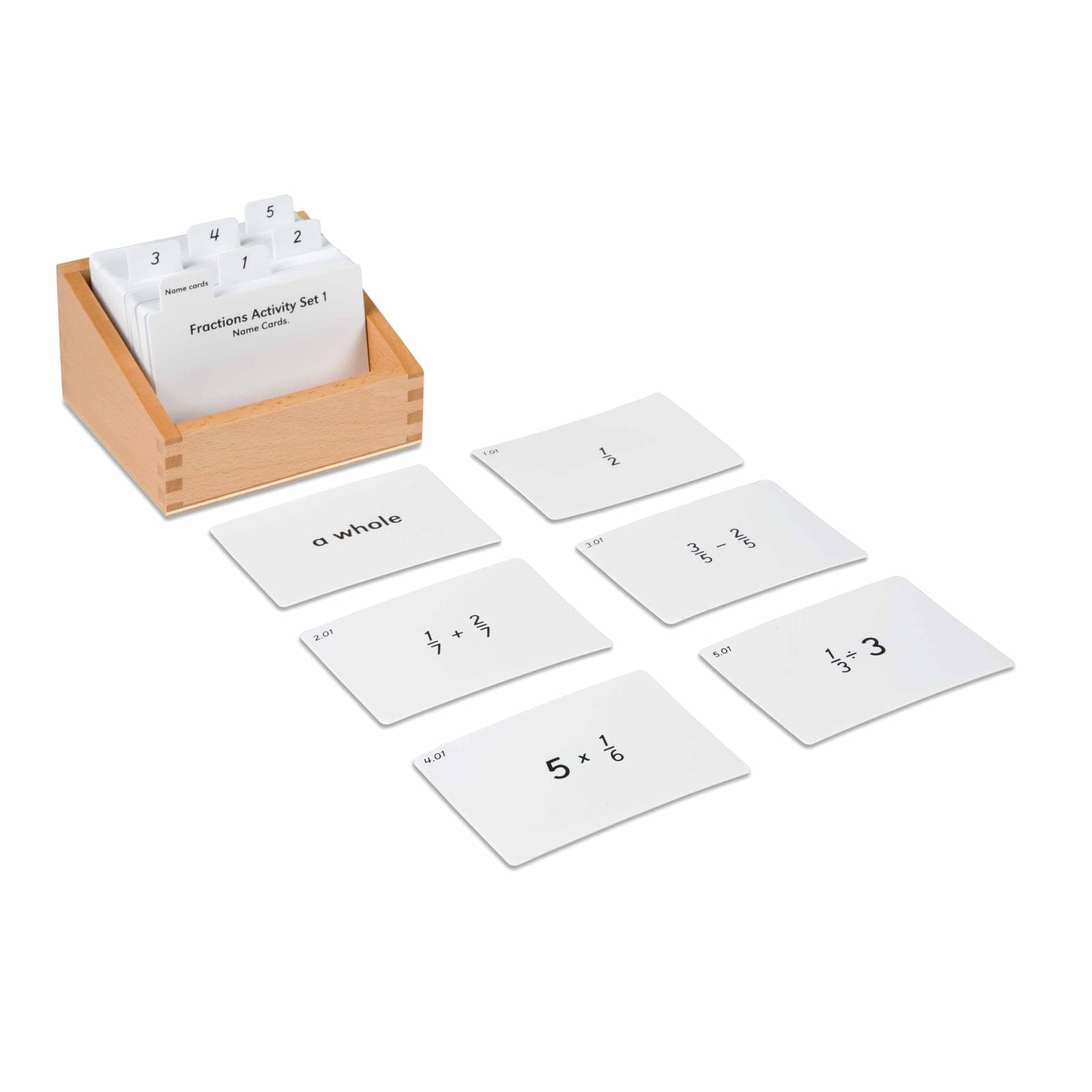 Fractions Activity Set: 1 — Montessori Material | Faborino