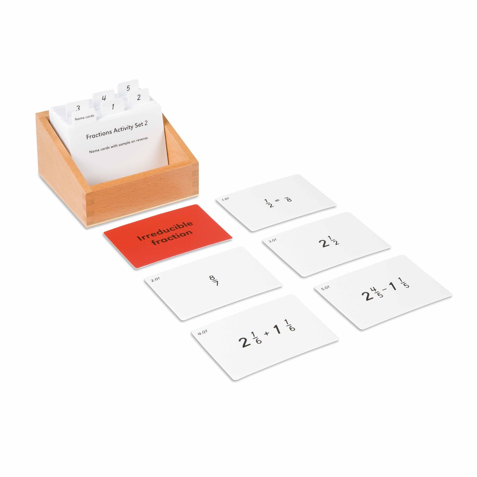 Fractions Activity Set: 2 — Montessori Material | Faborino
