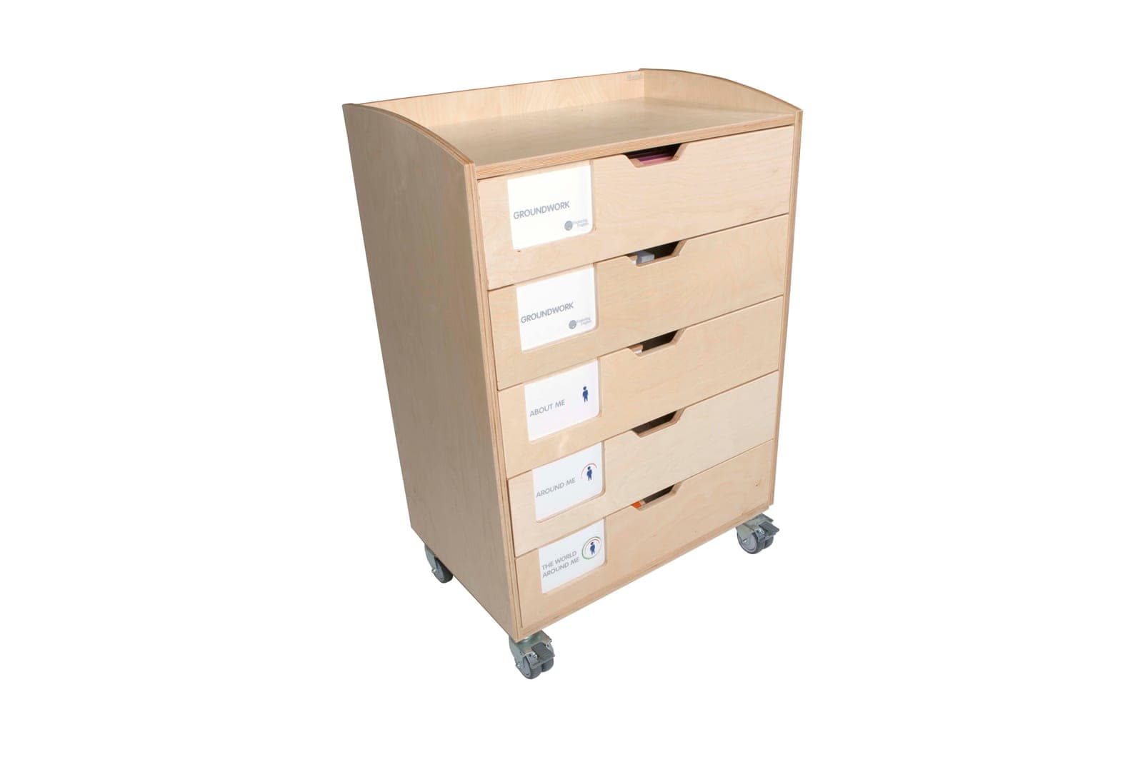 Exploring English Cabinet — Upper Elementary Language Storage — Montessori Material | Faborino