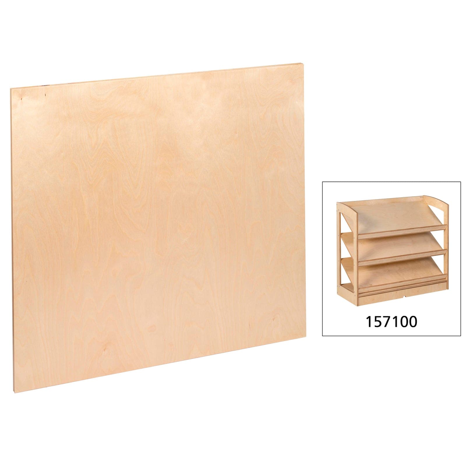 Book Shelf: Rear Panel (93 cm) — Montessori Material | Faborino