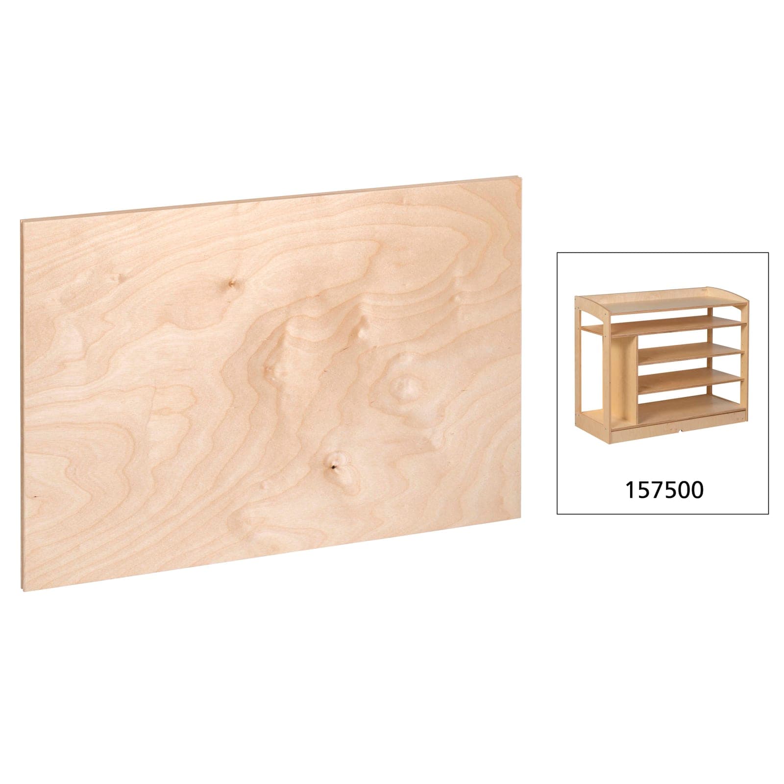 Material / Sensorial Cabinet: Rear Panel (93 cm) — Montessori Material | Faborino
