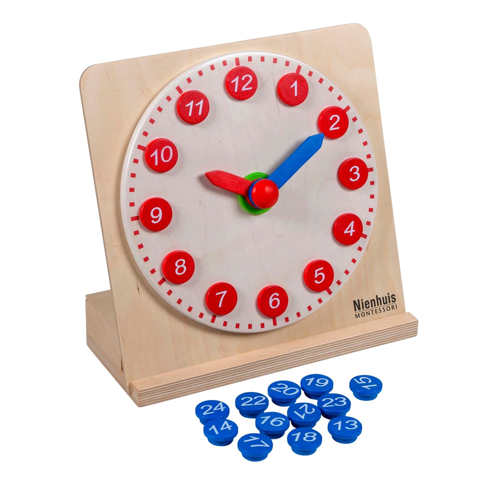 Clock With Movable Numbers — View 1