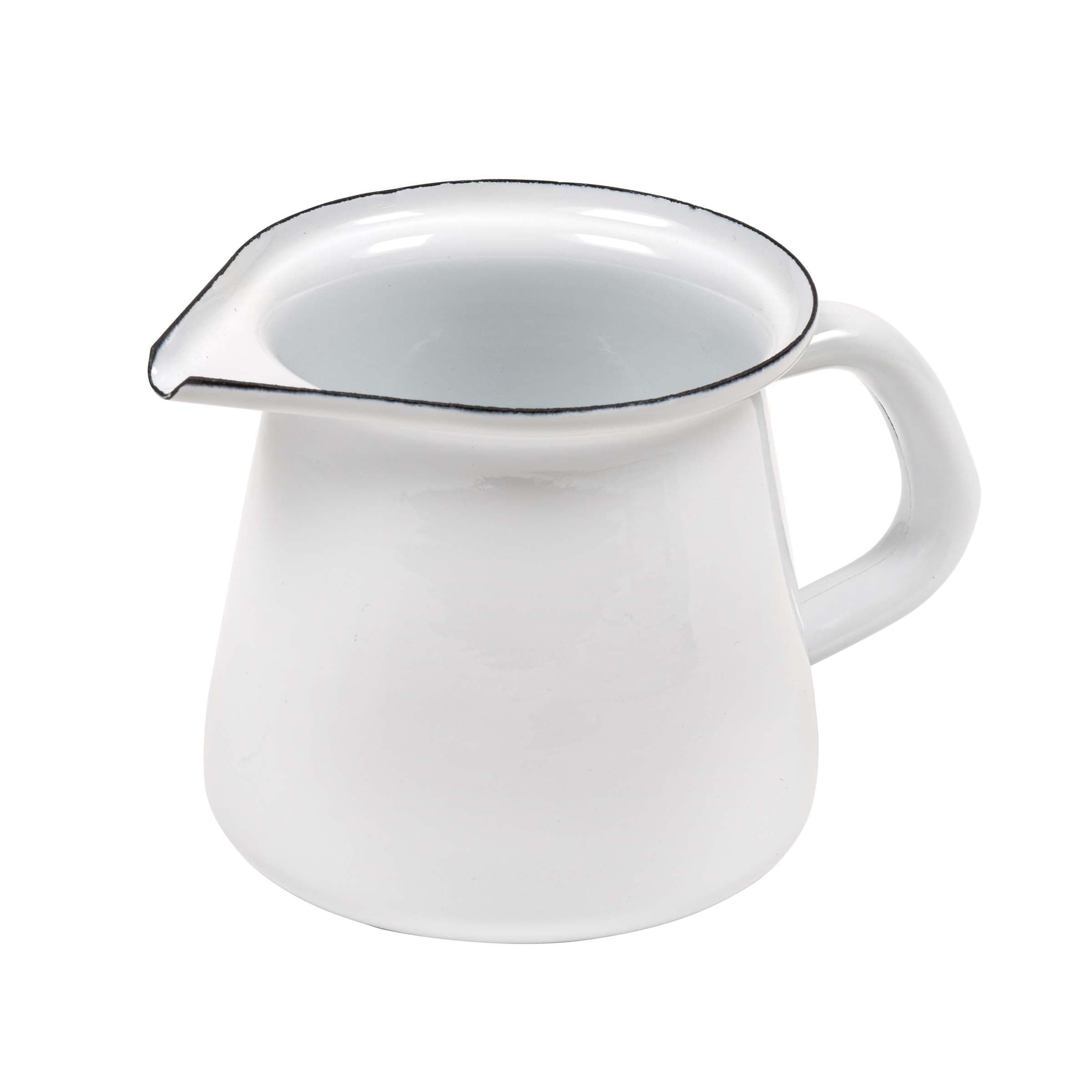 Enamel Jug — Pouring Exercise — View 1
