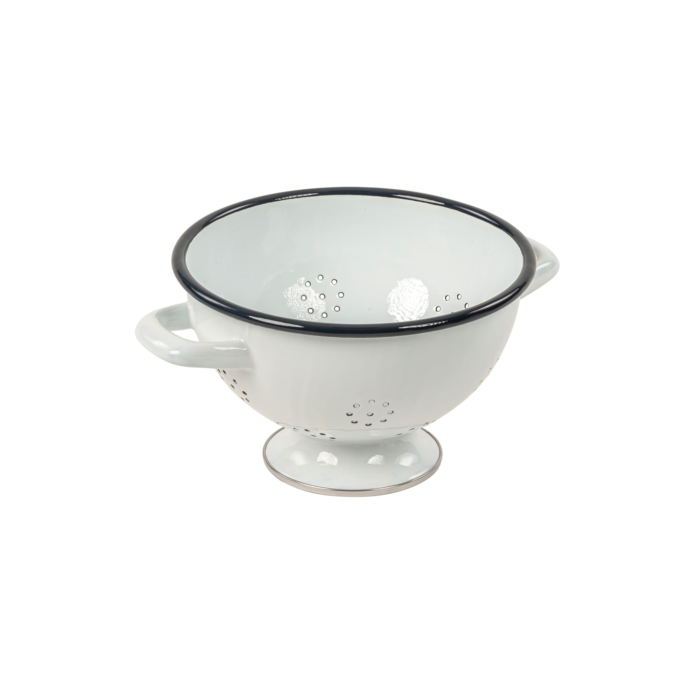 Enamel Colander: Large — Montessori Material | Faborino