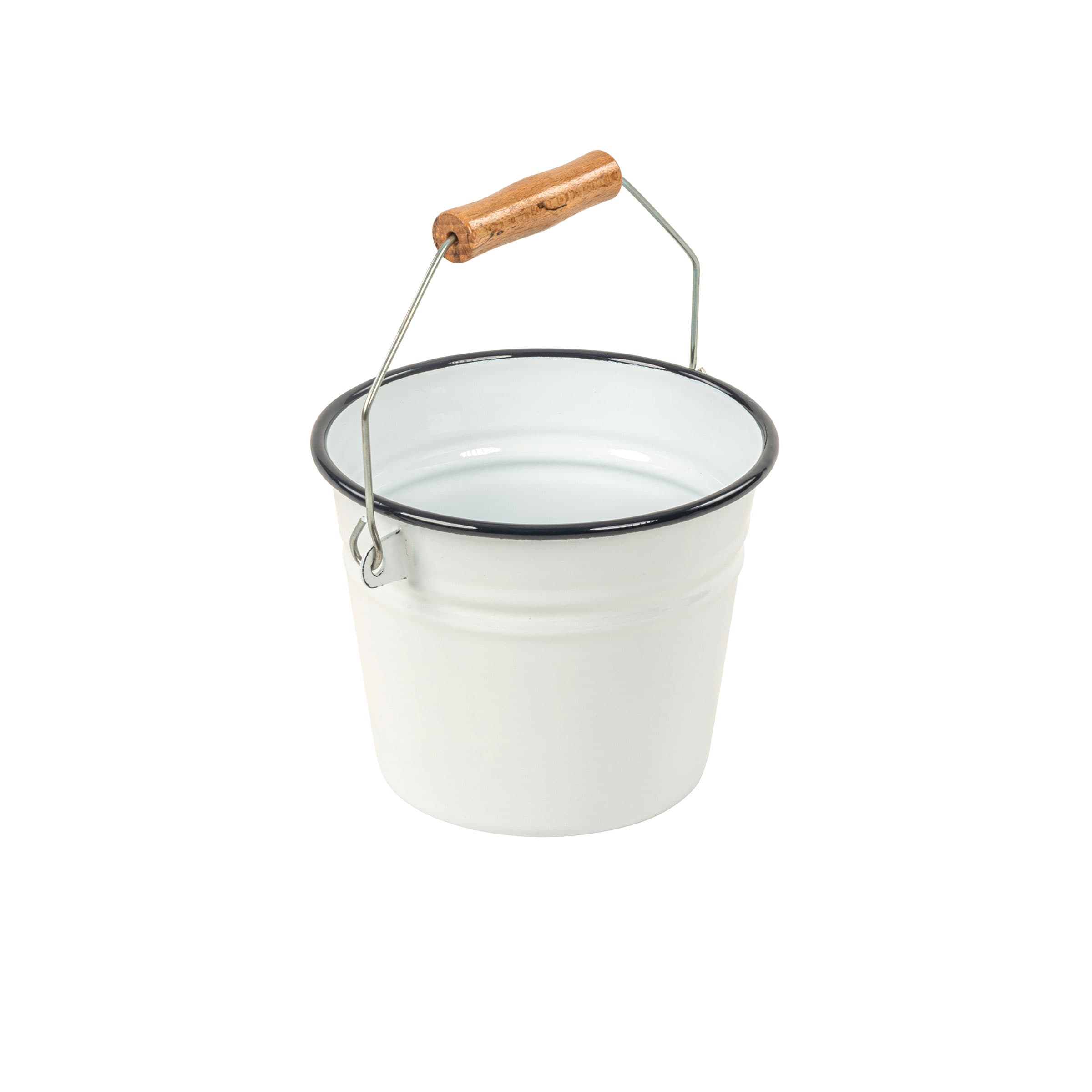 Enamel Bucket — Practical Life — Montessori Material | Faborino